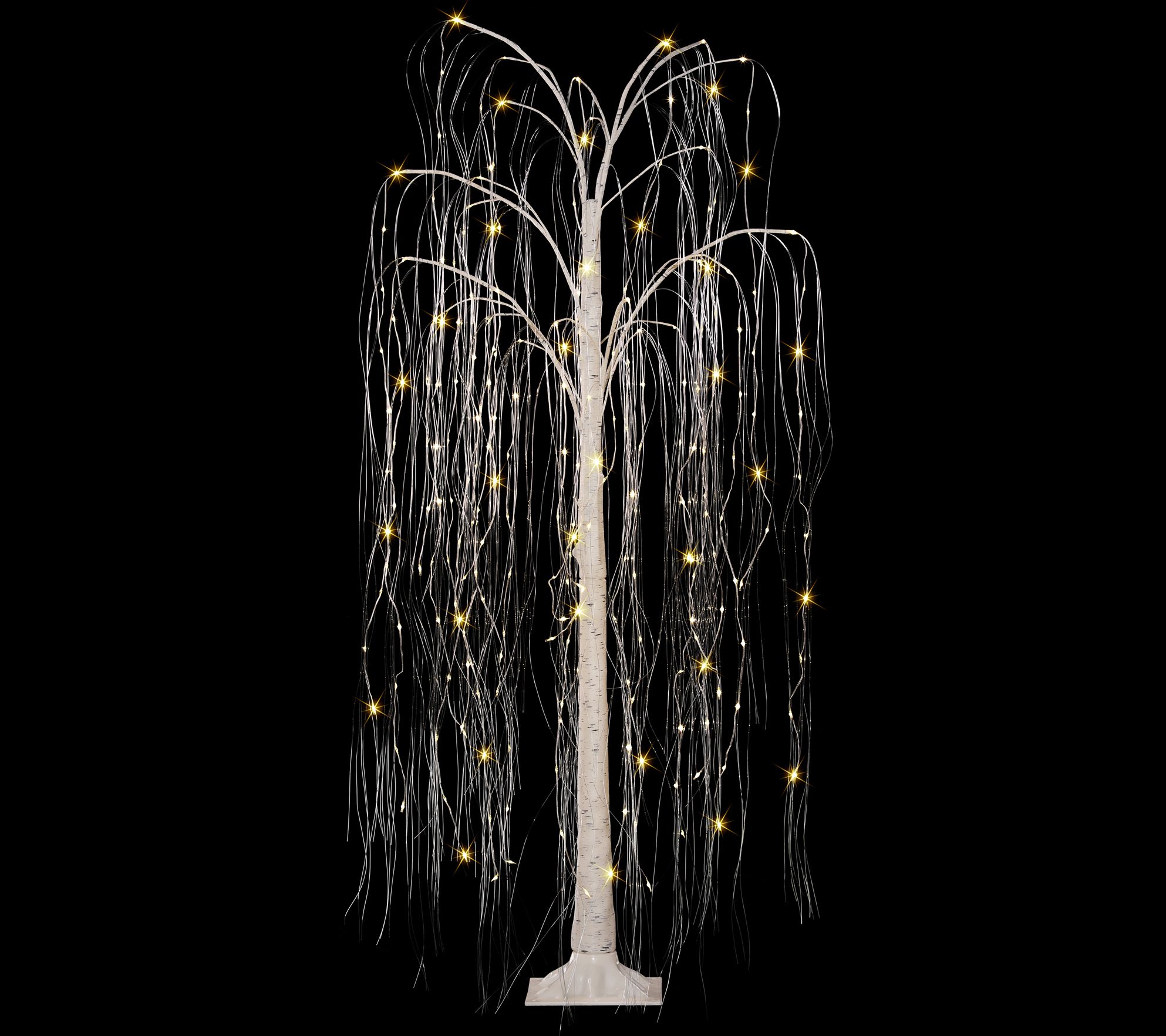 Puleo 5' Prelit Outdoor Willow Tree With 240 Warm White Lights