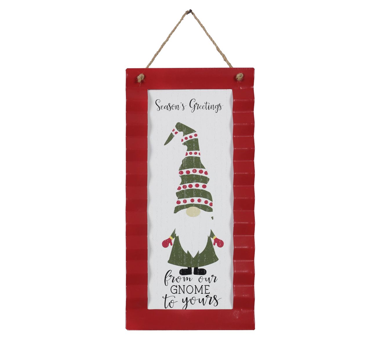 Young's Waffle Tin Frame Wood Christmas Wall Sign, Set of 2