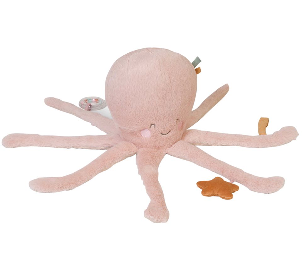 Saro Multi Activity Fluffy Octopus Toy