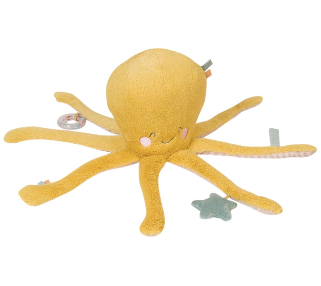 Saro Multi Activity Fluffy Octopus Toy