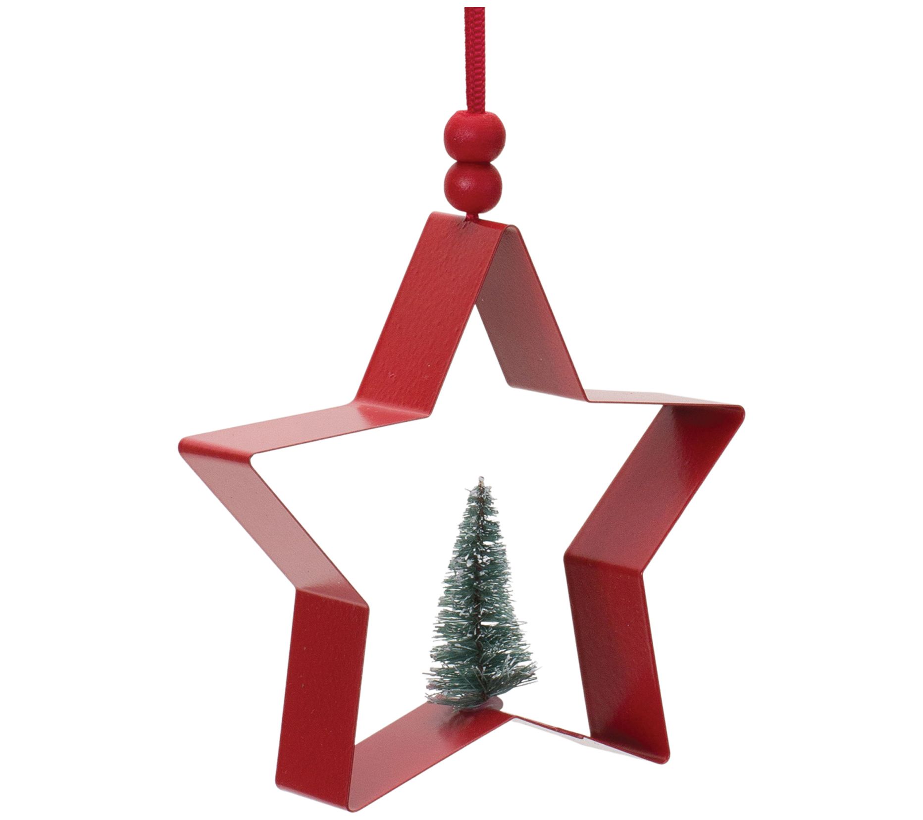 Melrose Star and Pine Tree Cookie Cutter Ornament (Set of 6) - QVC.com