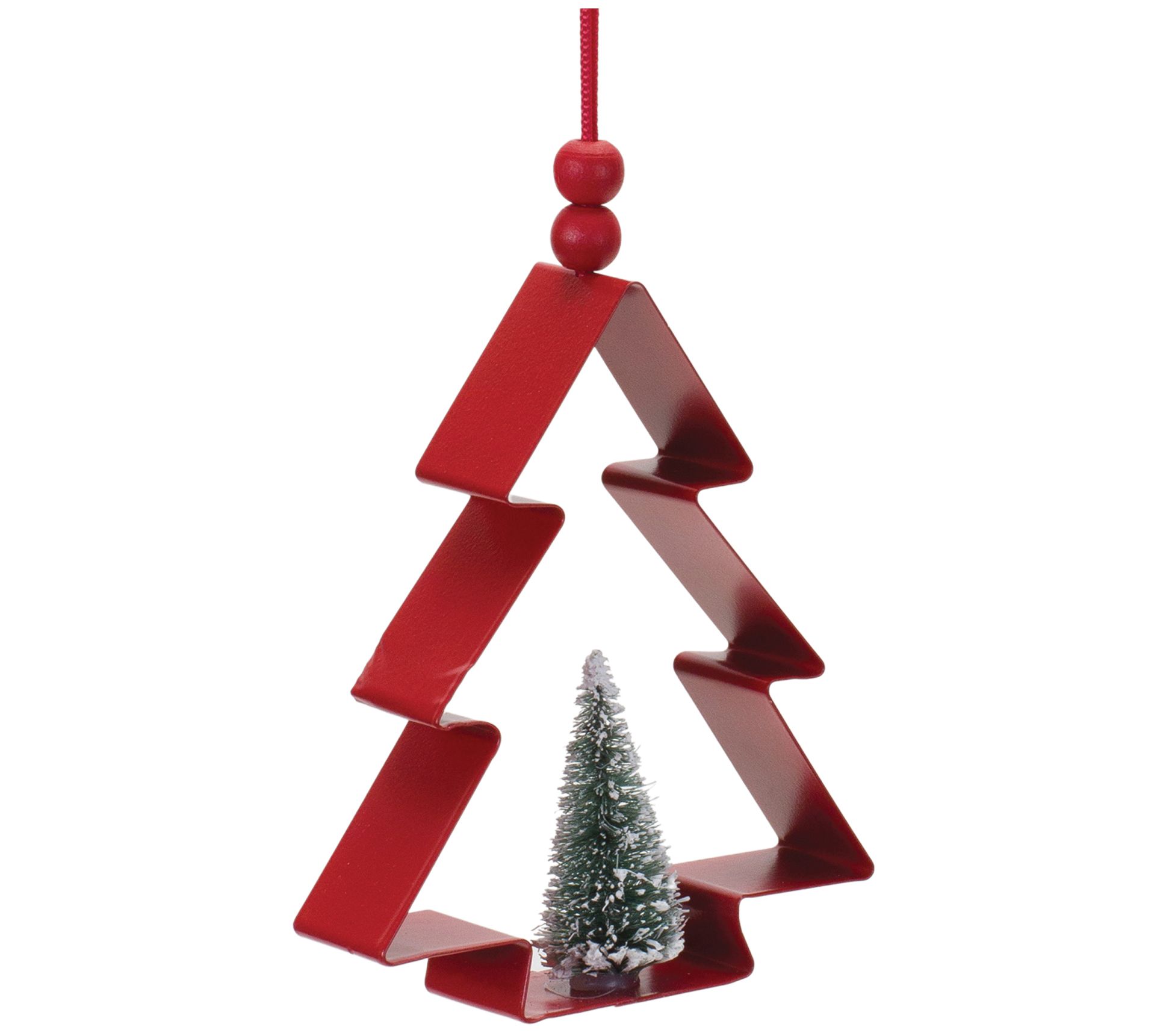 Melrose Star and Pine Tree Cookie Cutter Ornament (Set of 6) - QVC.com