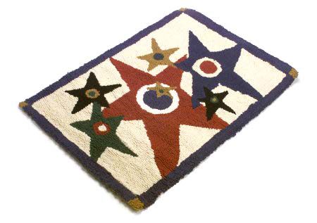 Classic Americana Galaxy Star Rug - QVC.com