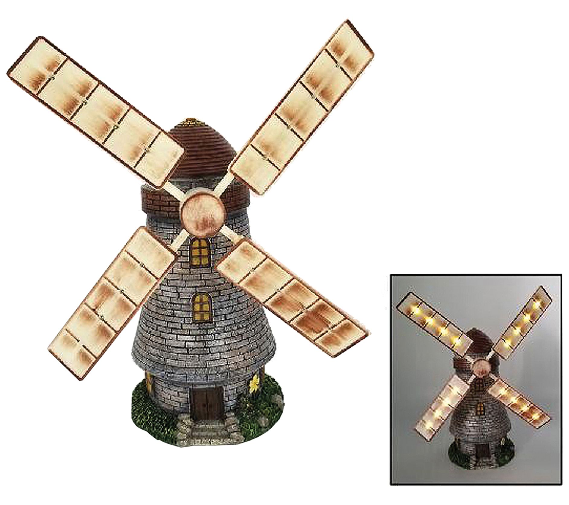 Santa's Workshop 15.3" Solar Windmill