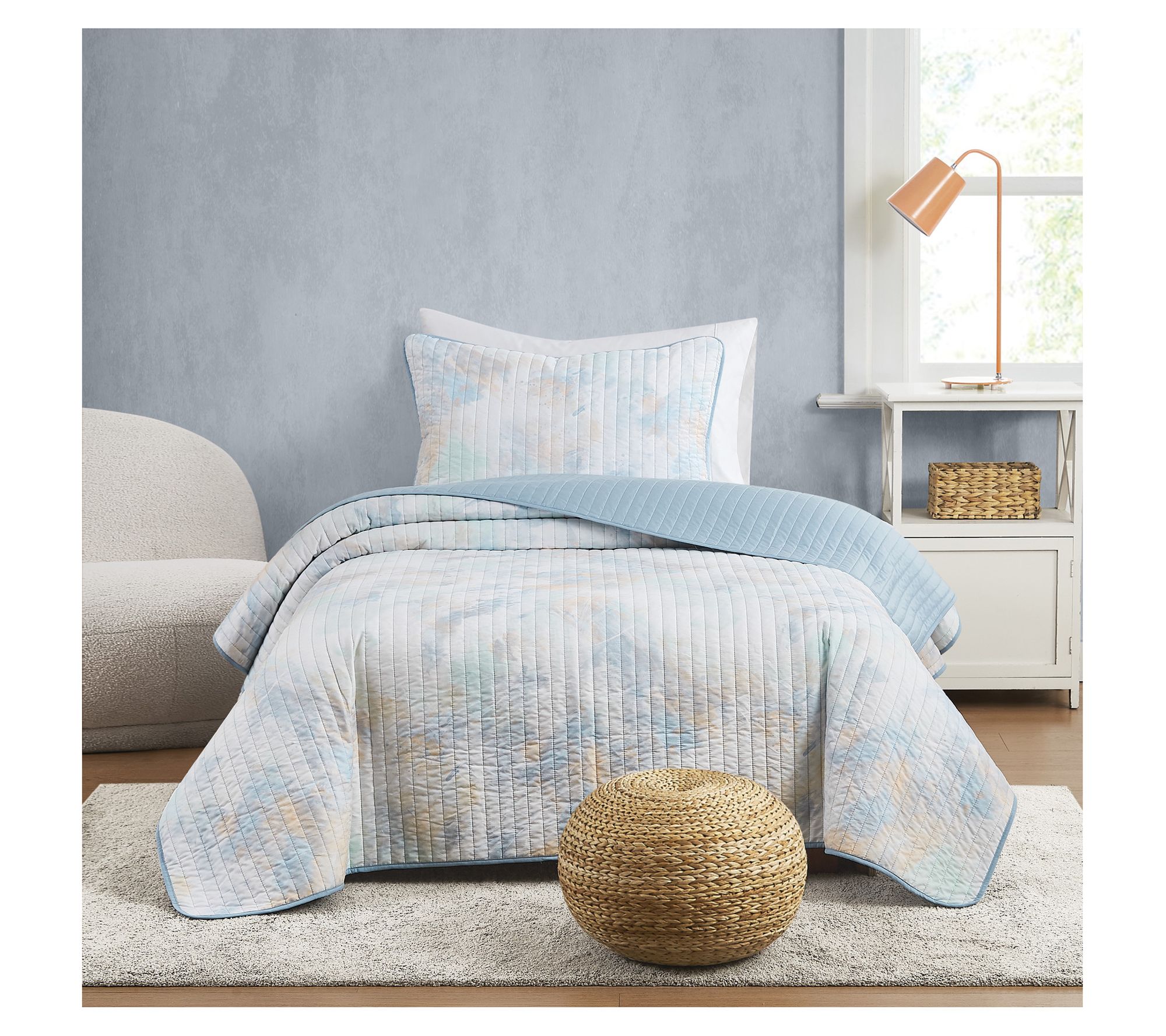 Truly Soft Hannah Watercolor Twin/Twin XL 2 Piece Quilt Set