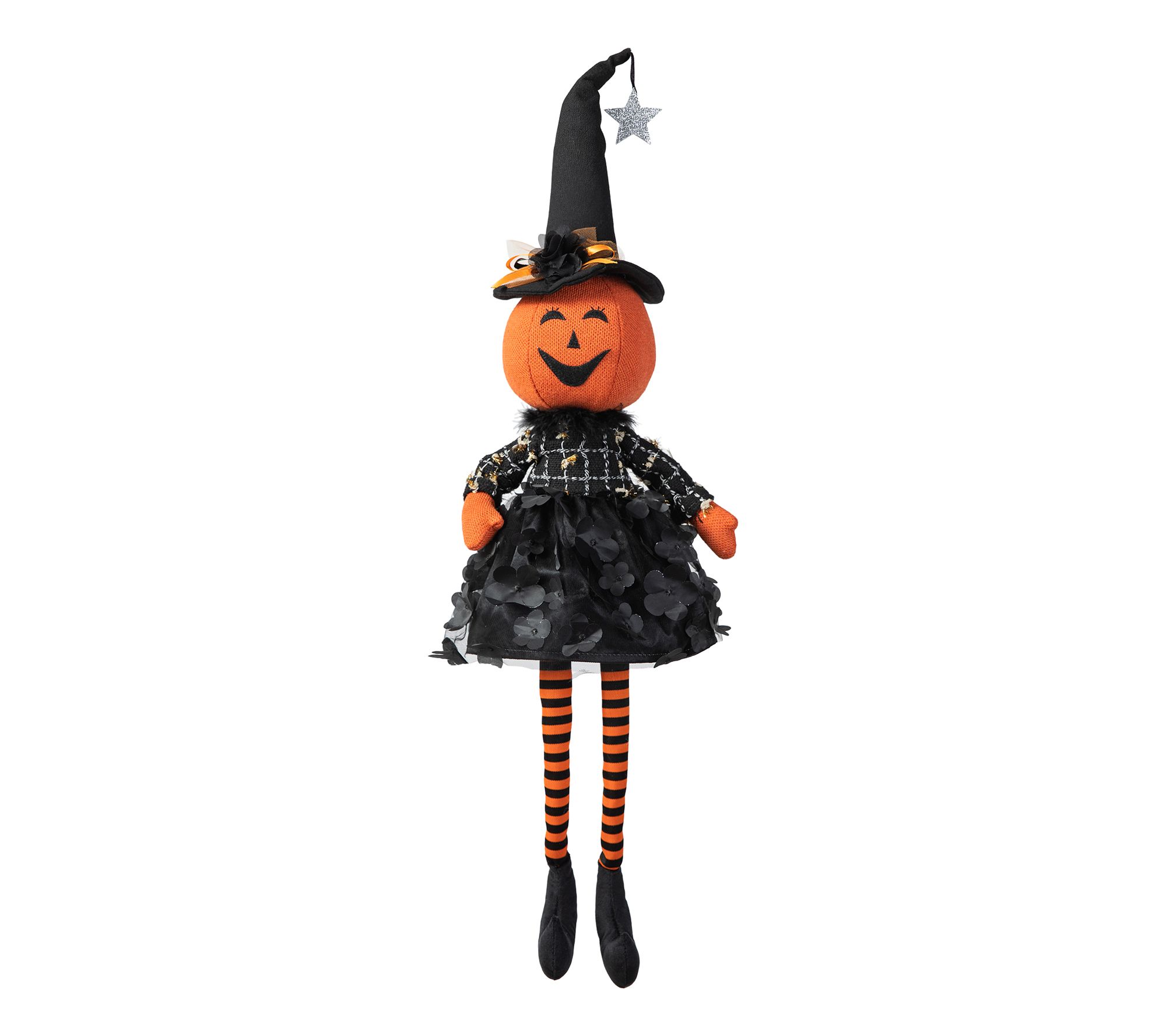 Glitzhome 29"H Halloween Fabric Sitter Decor