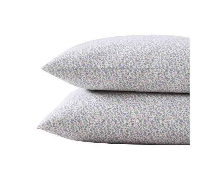 Laura Ashley Emogene Purple Standard Sham Pillowcase