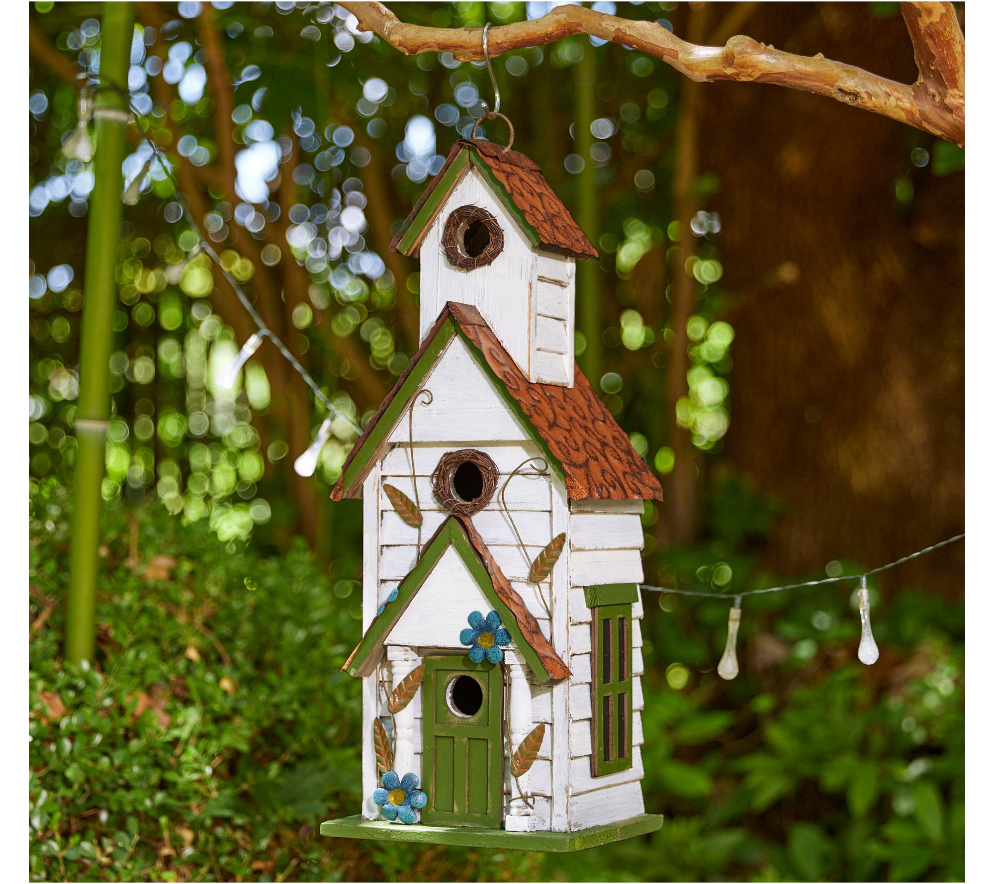Glitzhome 20" X-Tall 3 Story Villa Outdoor Garden Birdhouse
