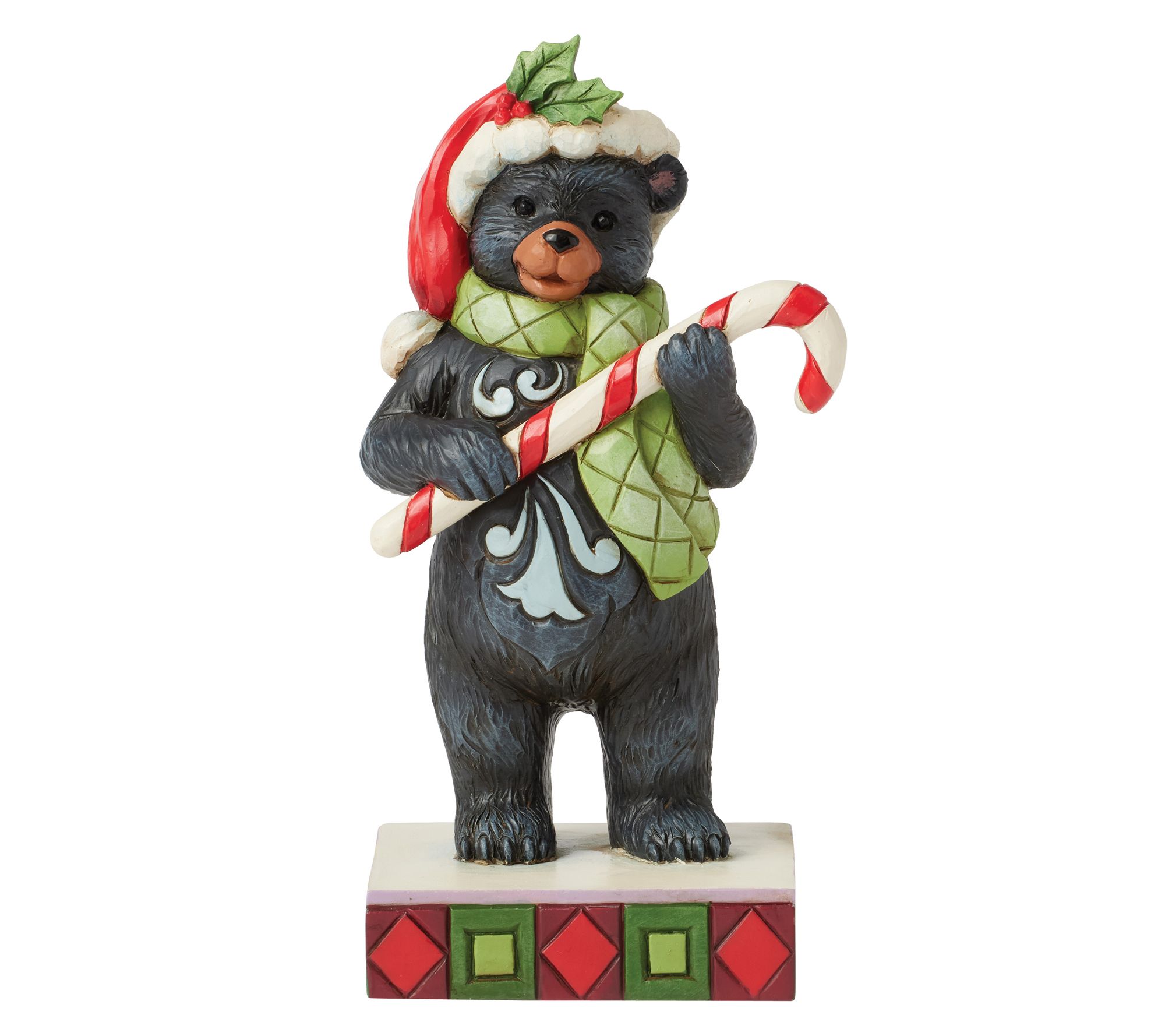 Jim Shore Heartwood Creek Christmas at the Lodge Bear 6.3in H