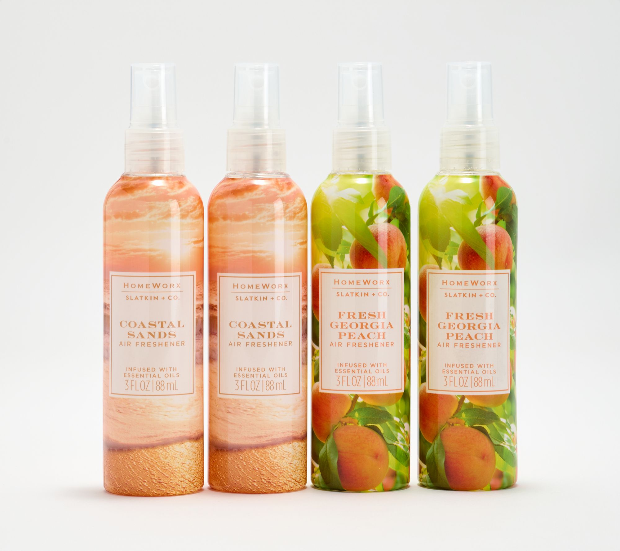 "As Is" HomeWorx by Slatkin + Co. S/4 Travel Size Air Sprays