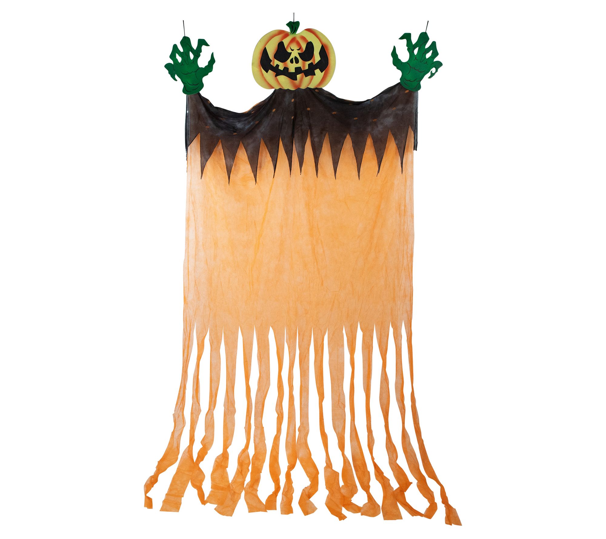 Northlight 11' Scary Jack-O-Lantern Halloween Hanging Decor