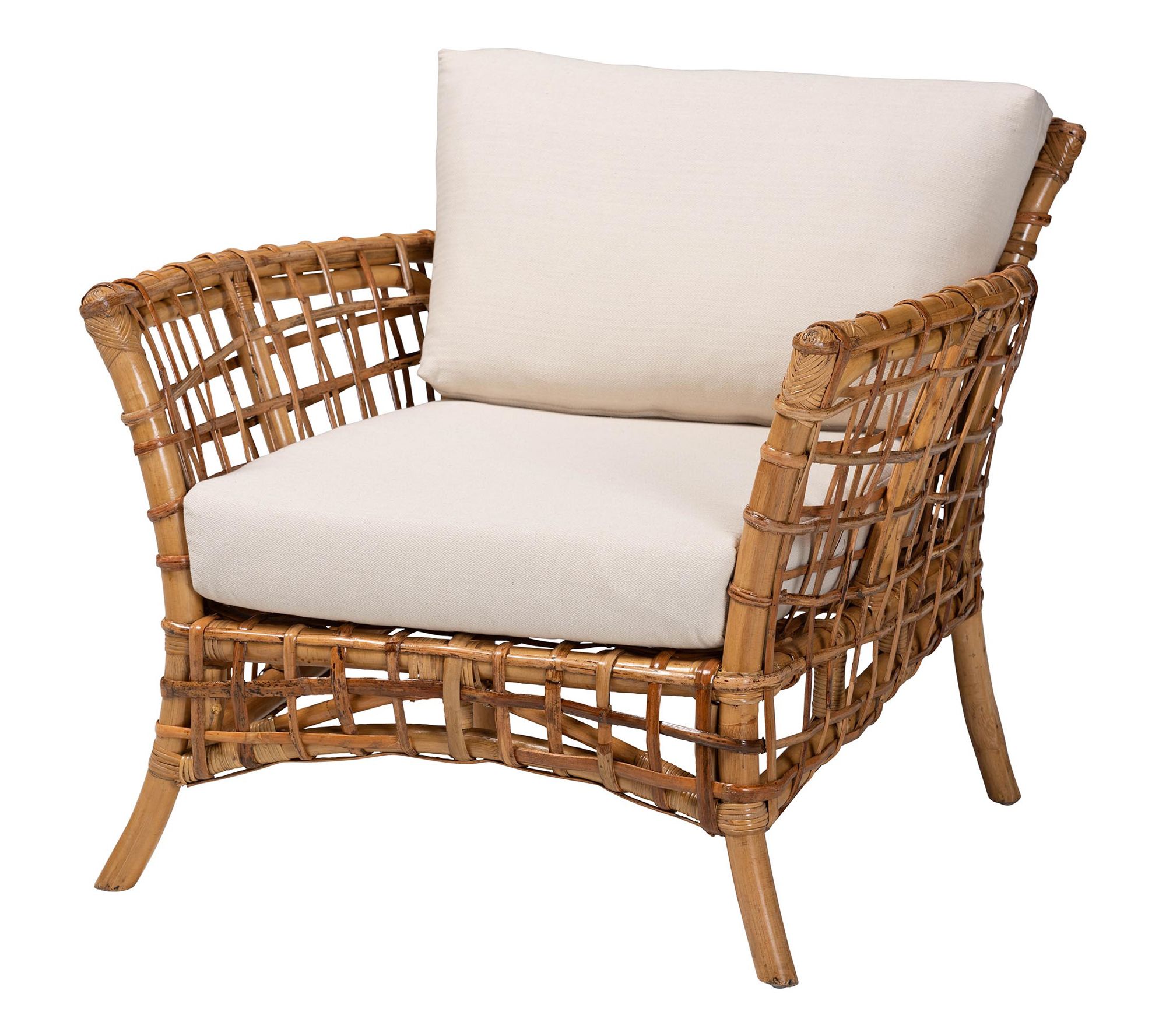 bali & pari Babette Natural Rattan Armchair