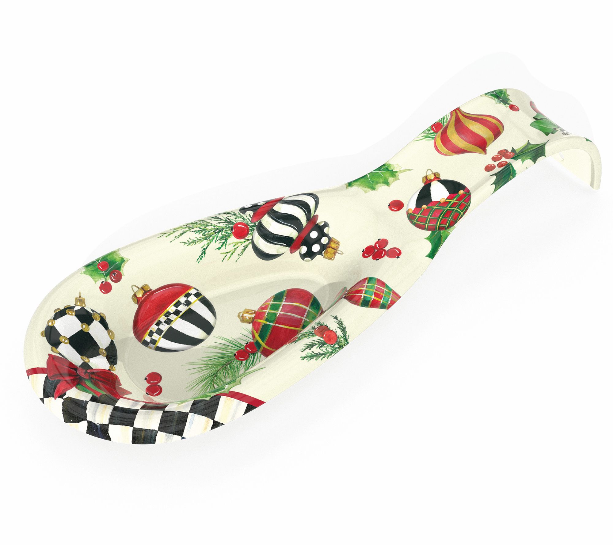 MacKenzie- Childs Deck the Halls Spoon Rest