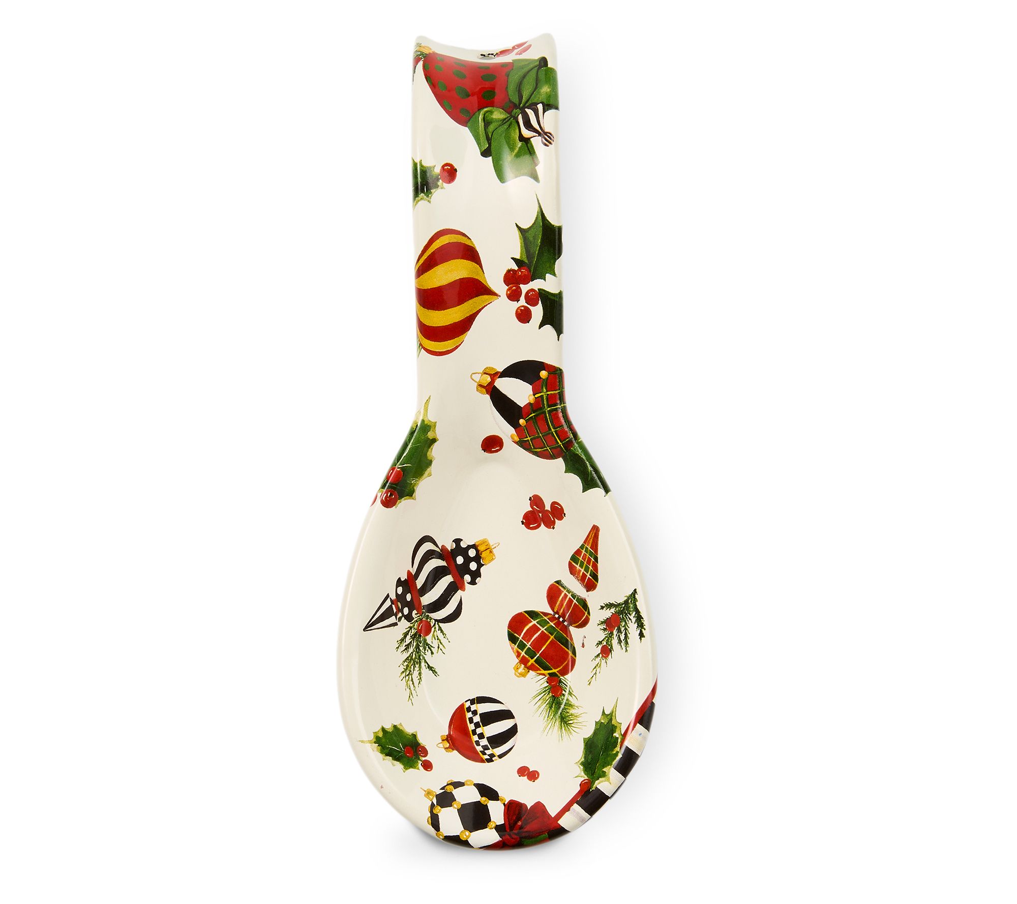 MacKenzie- Childs Deck the Halls Spoon Rest - QVC.com