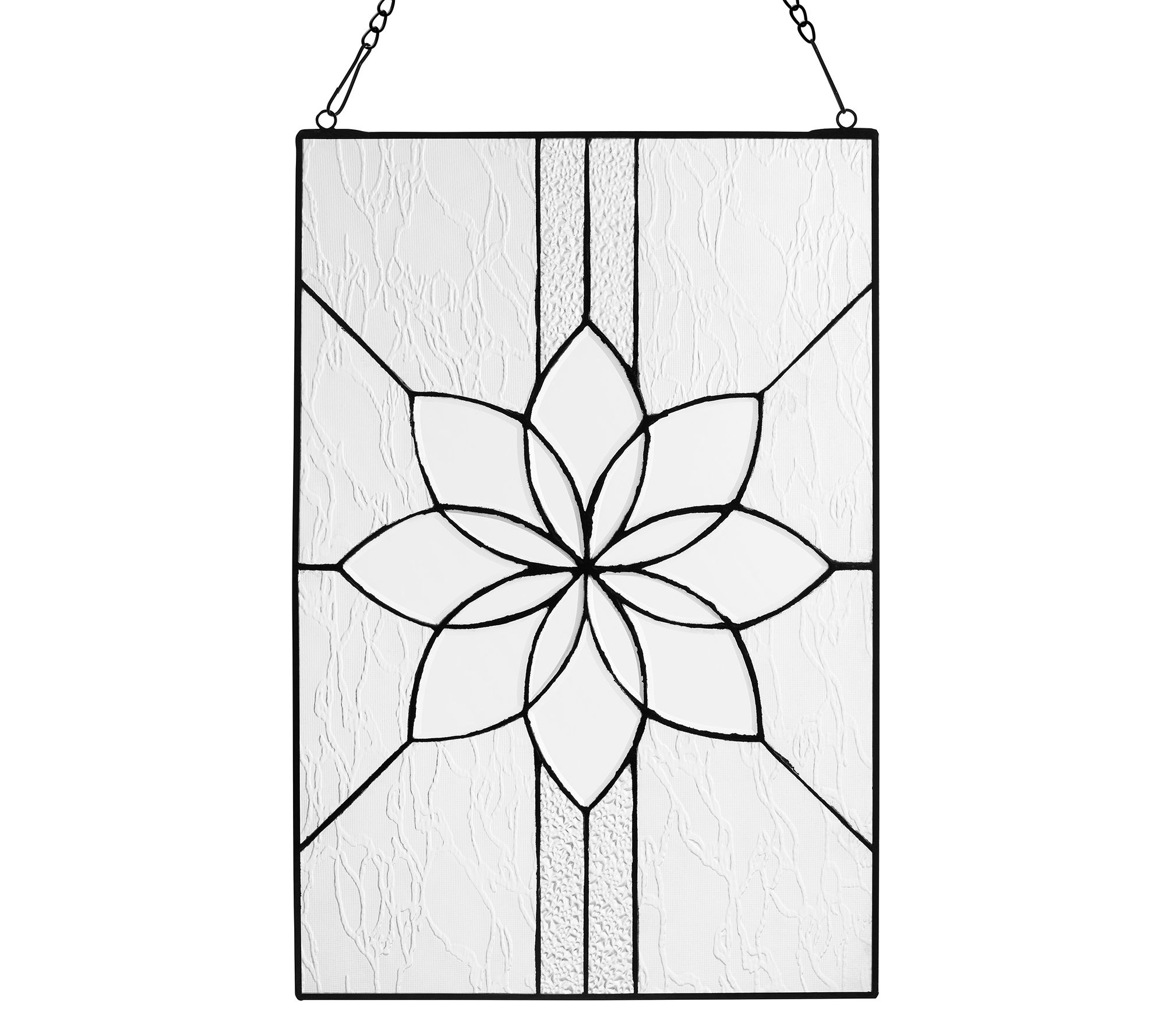 River of Goods 18" H Clear Glass Modern WindowPanel