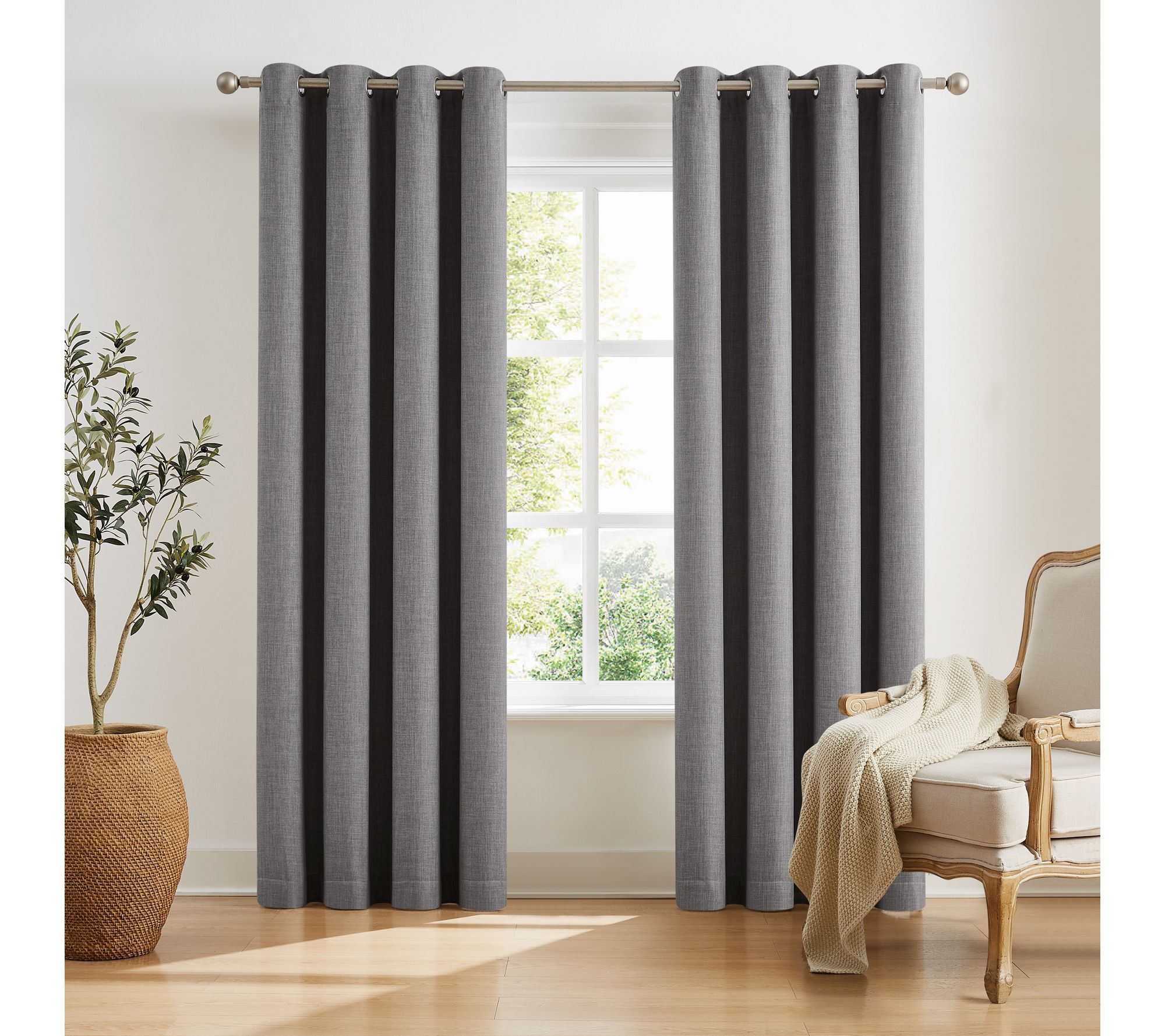 Sun Barrier Snap In Blackout Liner 52x95 Grommet Panel Pair