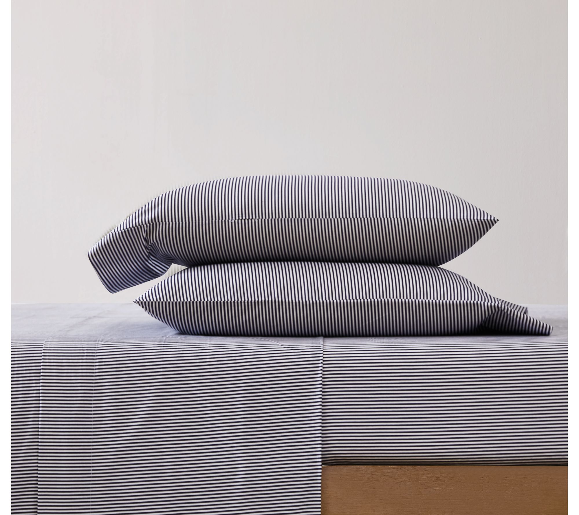 Brooklyn Loom Pinstripe Twin XL 3 Piece Sheet Set