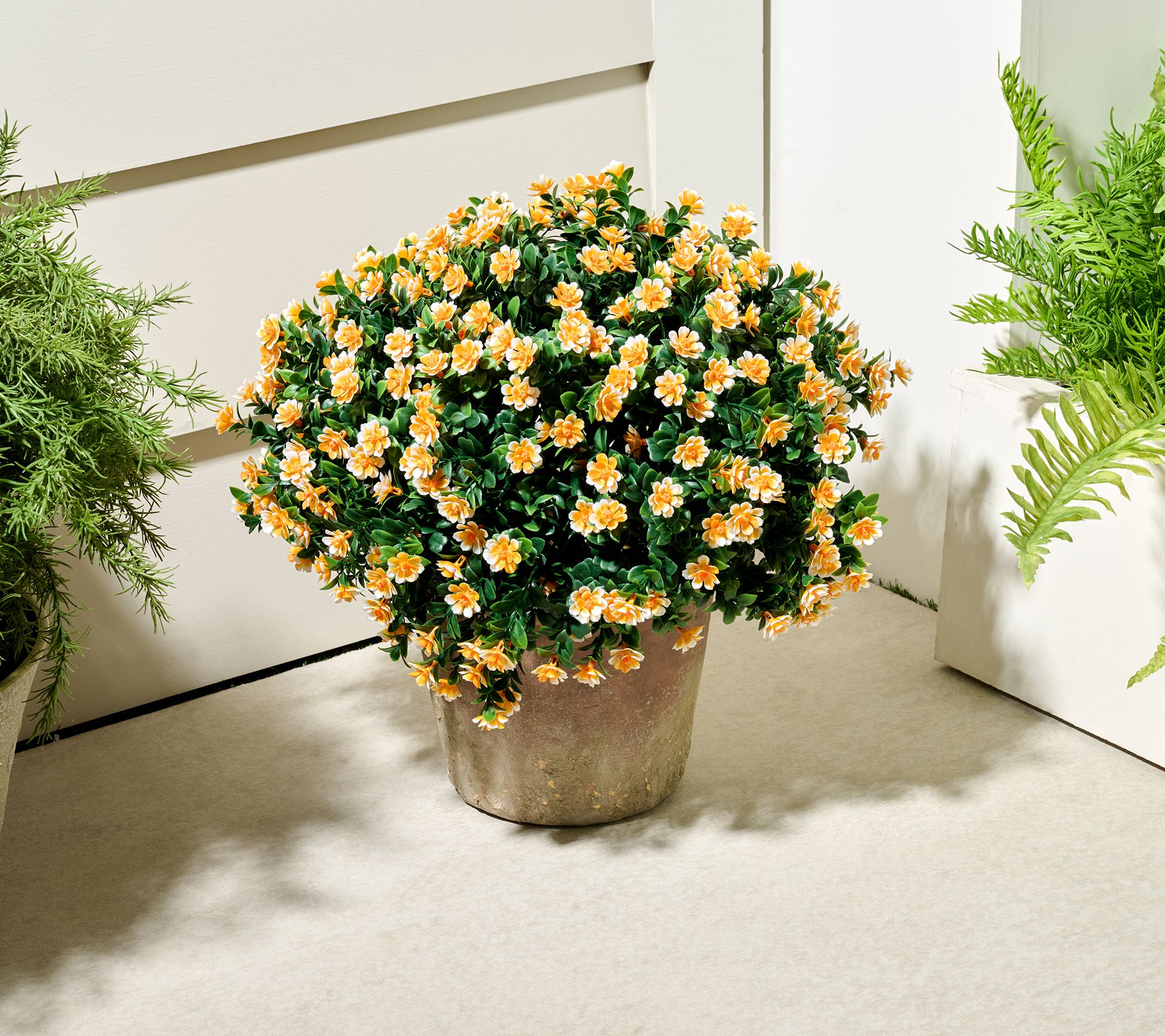 "As Is" Wicker Park 20" Oversized Faux Wildflower Urn Filler