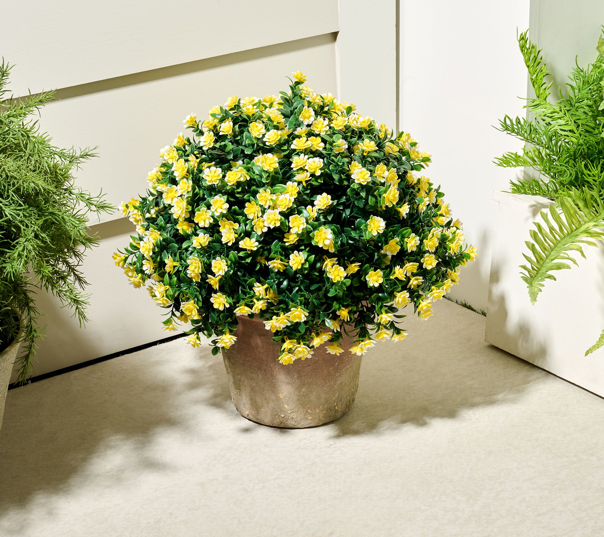 "As Is" Wicker Park 20" Oversized Faux Wildflower Urn Filler