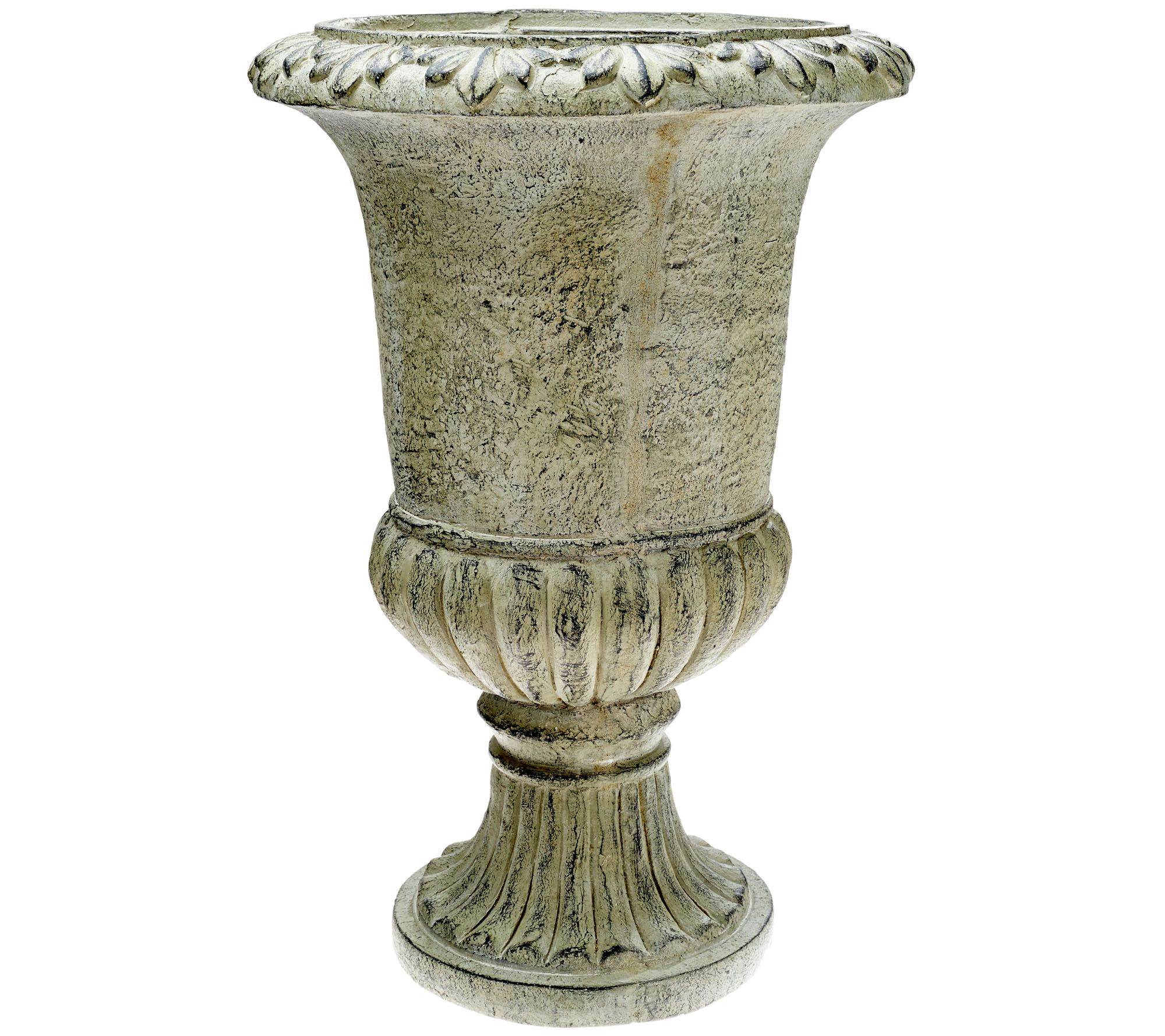 Indoor/Outdoor Decorative Footed Urn by Valerie
