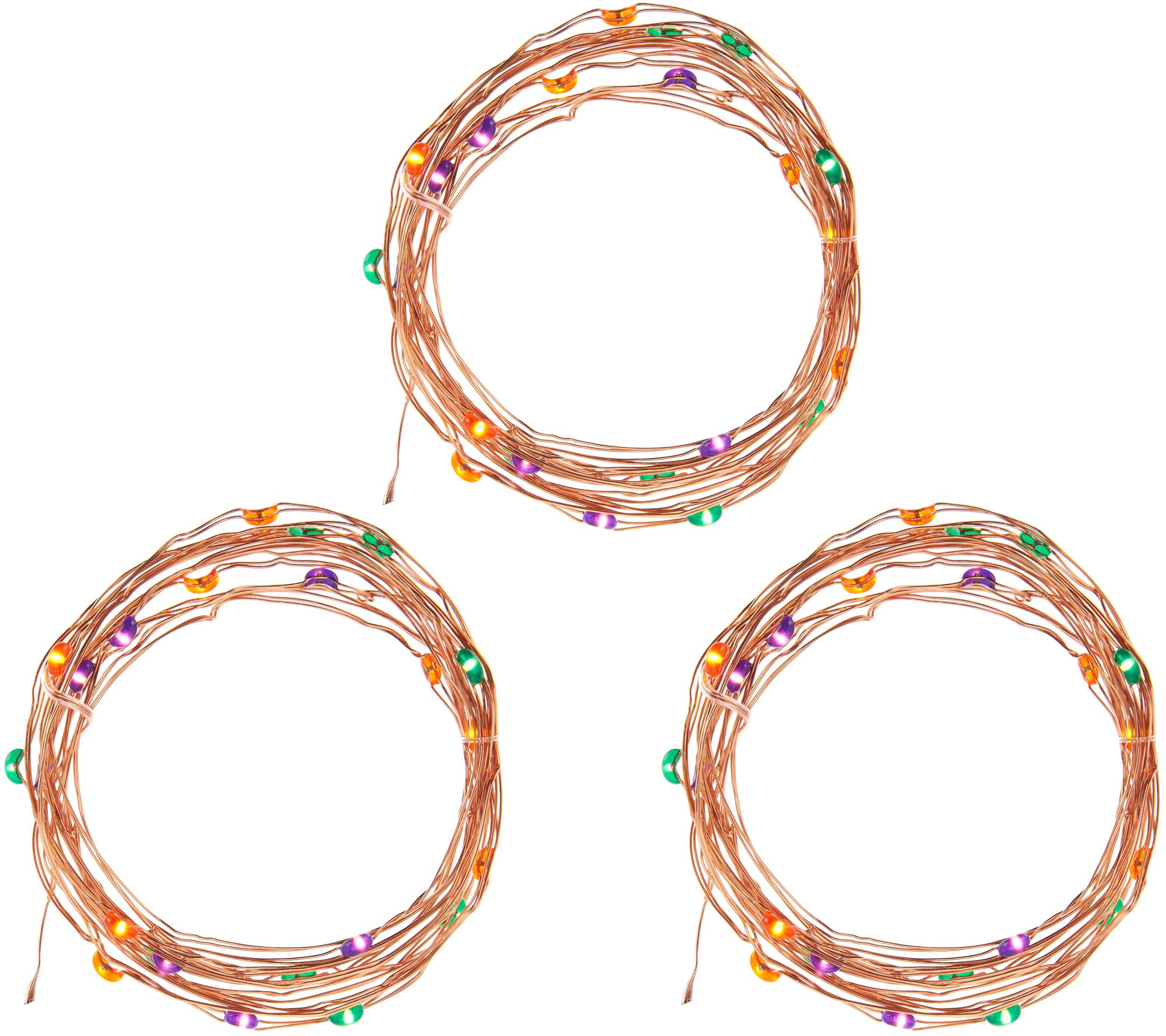 Bethelehem Lights Set of 3 Harvest Microlight Strands w/Timer - QVC.com