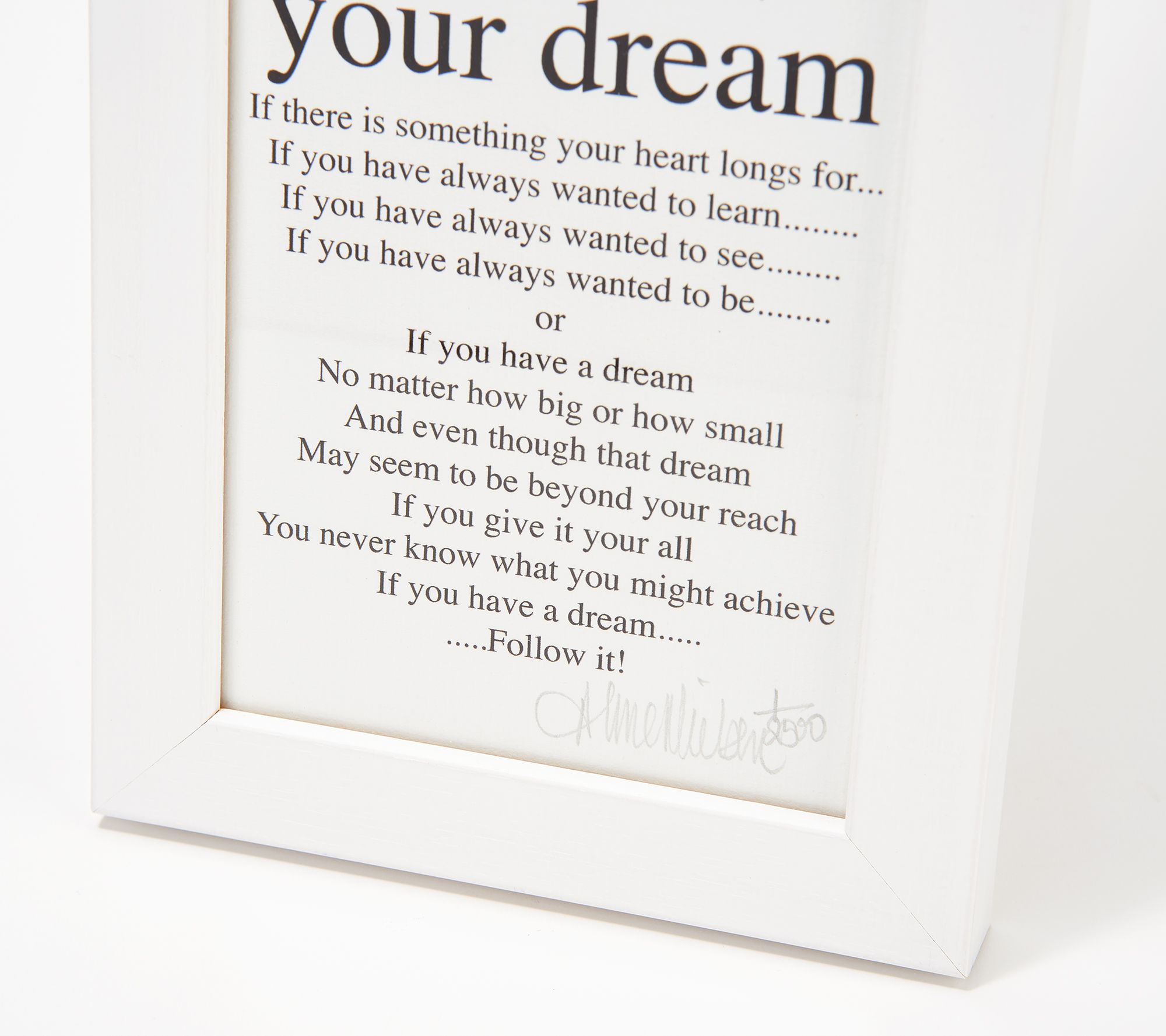 Anna Nielsen Inspirational Framed Print - QVC.com