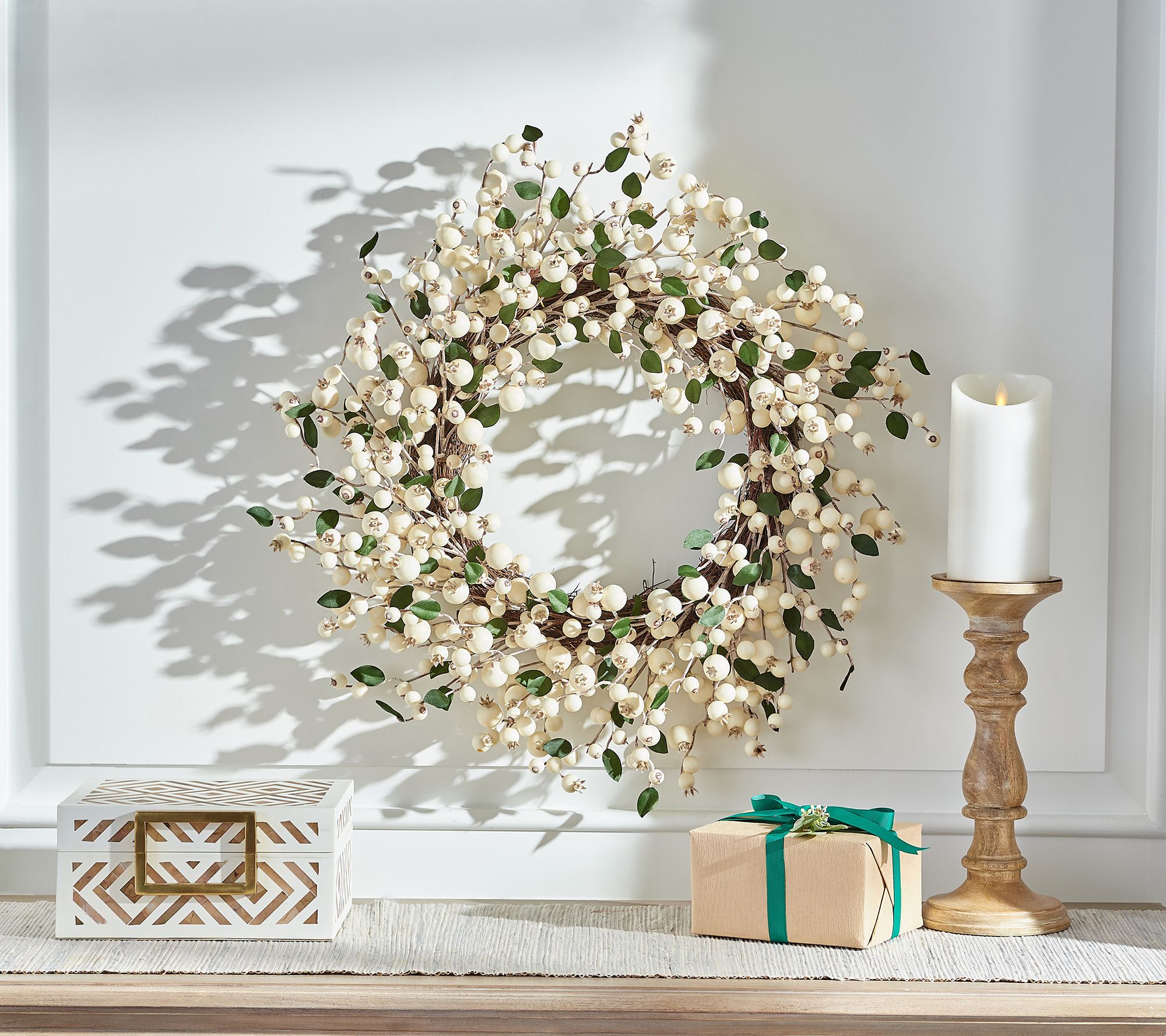 24" Harvest Berry Wreath by Valerie
