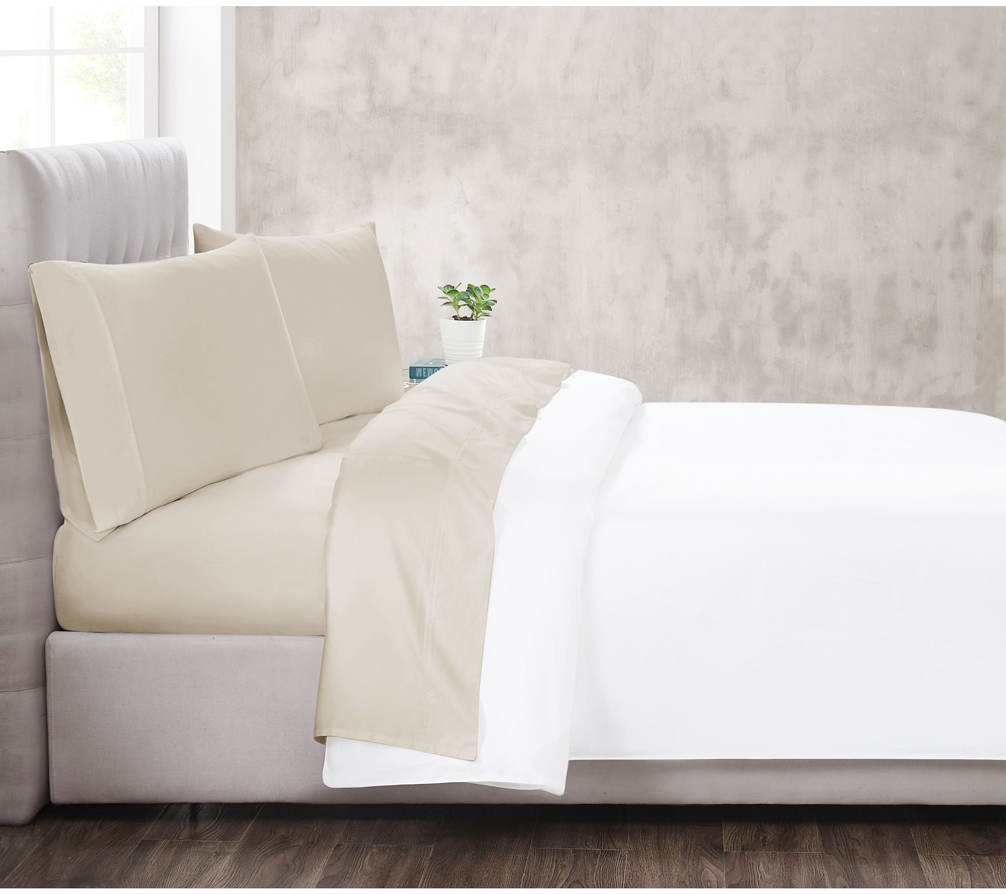 Christian Siriano NY 300TC Cotton Sateen King Sheet Set