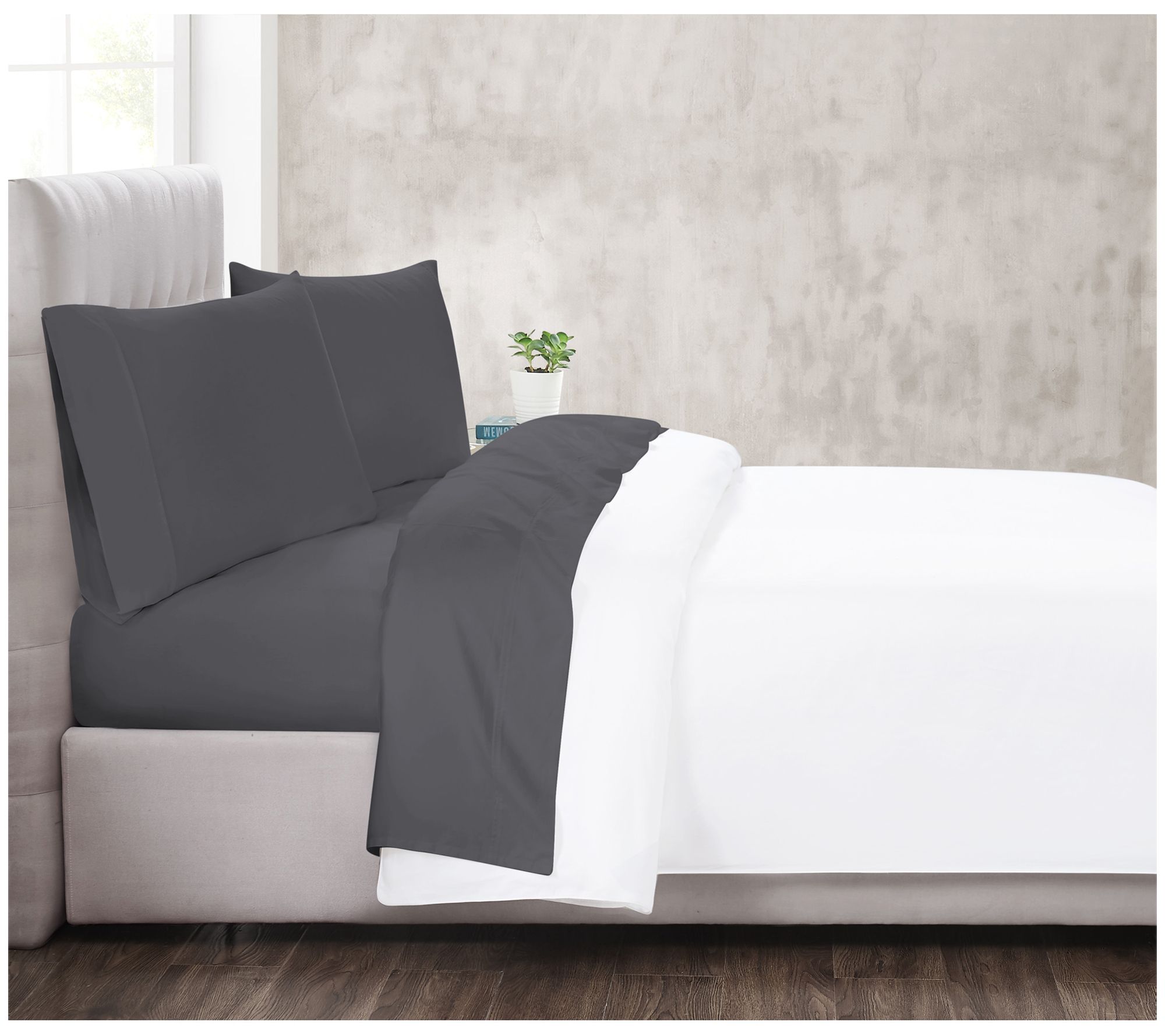 Christian Siriano NY 300TC Cotton Sateen King Sheet Set