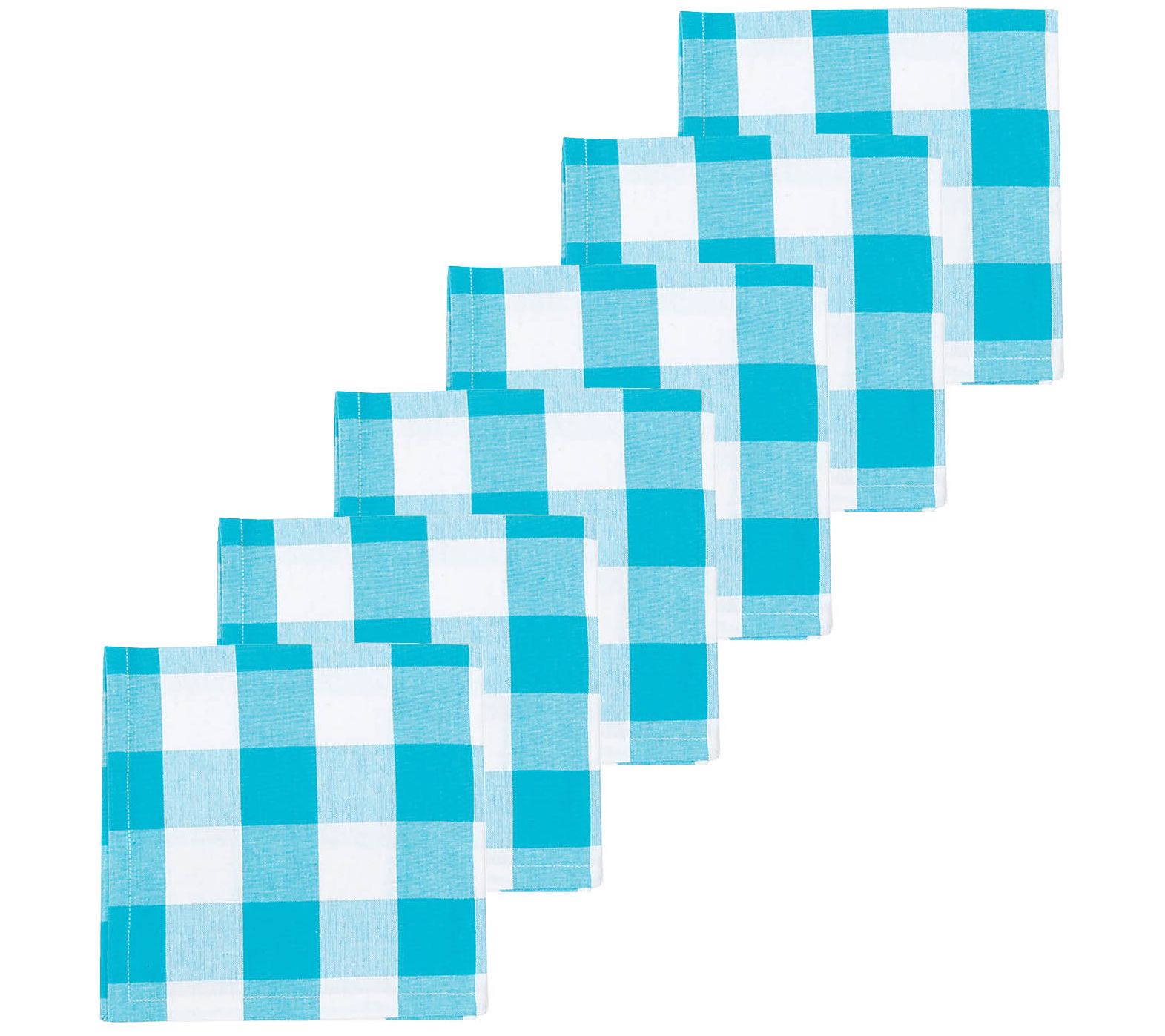 Franklin Buffalo Gingham Plaid Napkin Set of 6 by Valerie