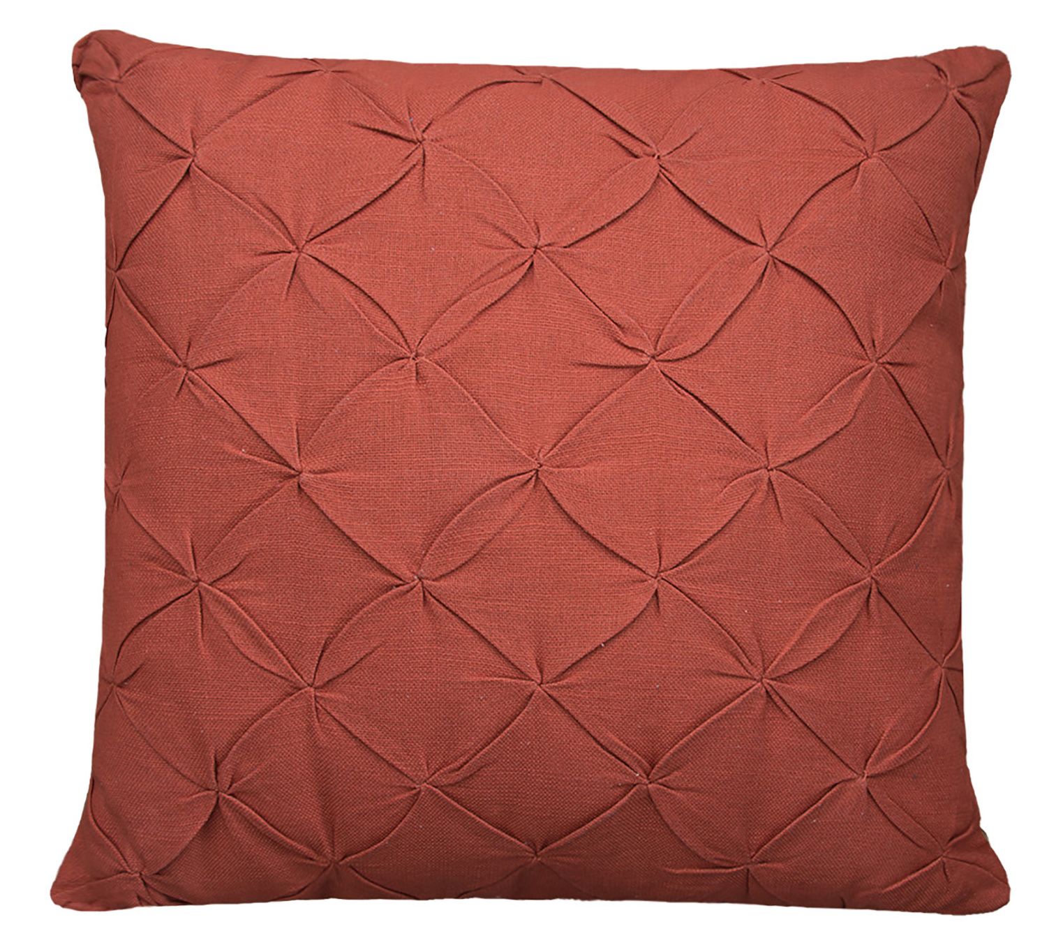 18" x 18" Diamond Tuck Solid Throw Pillow by Valerie