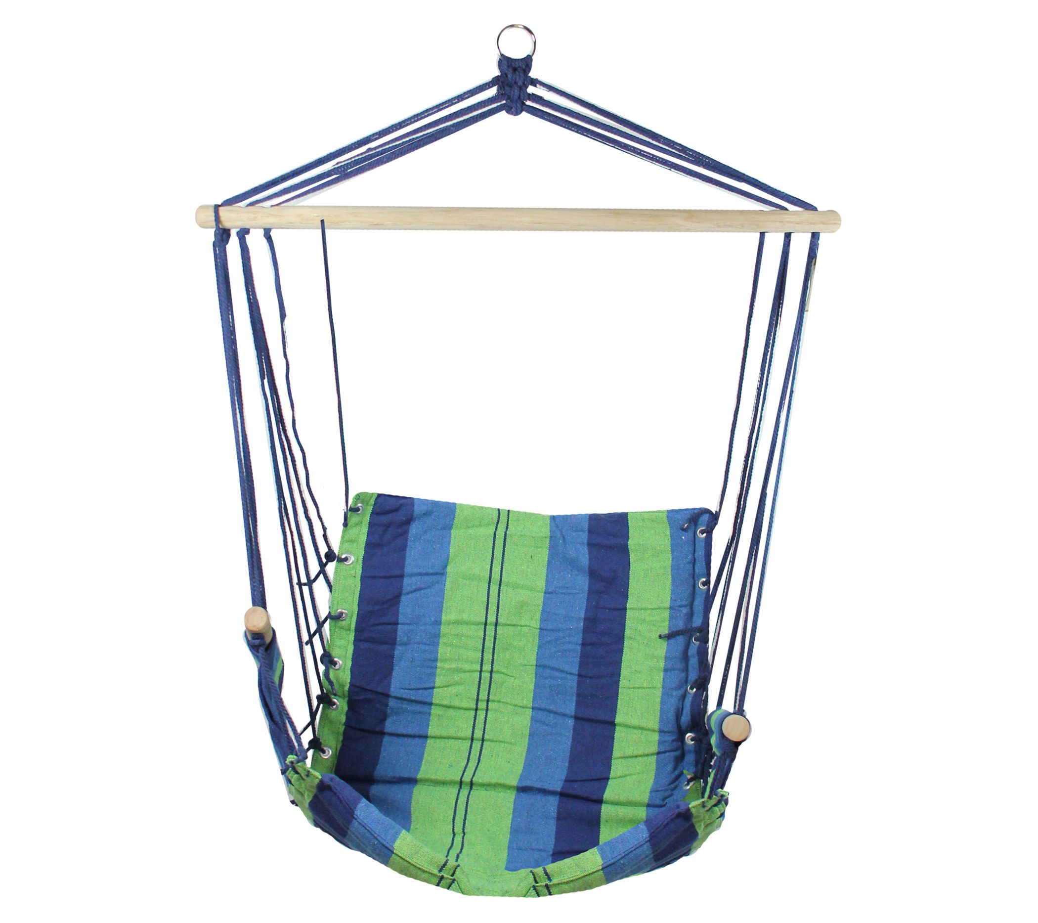 Northlight 37" Striped Outdoor Patio Hammock Chir