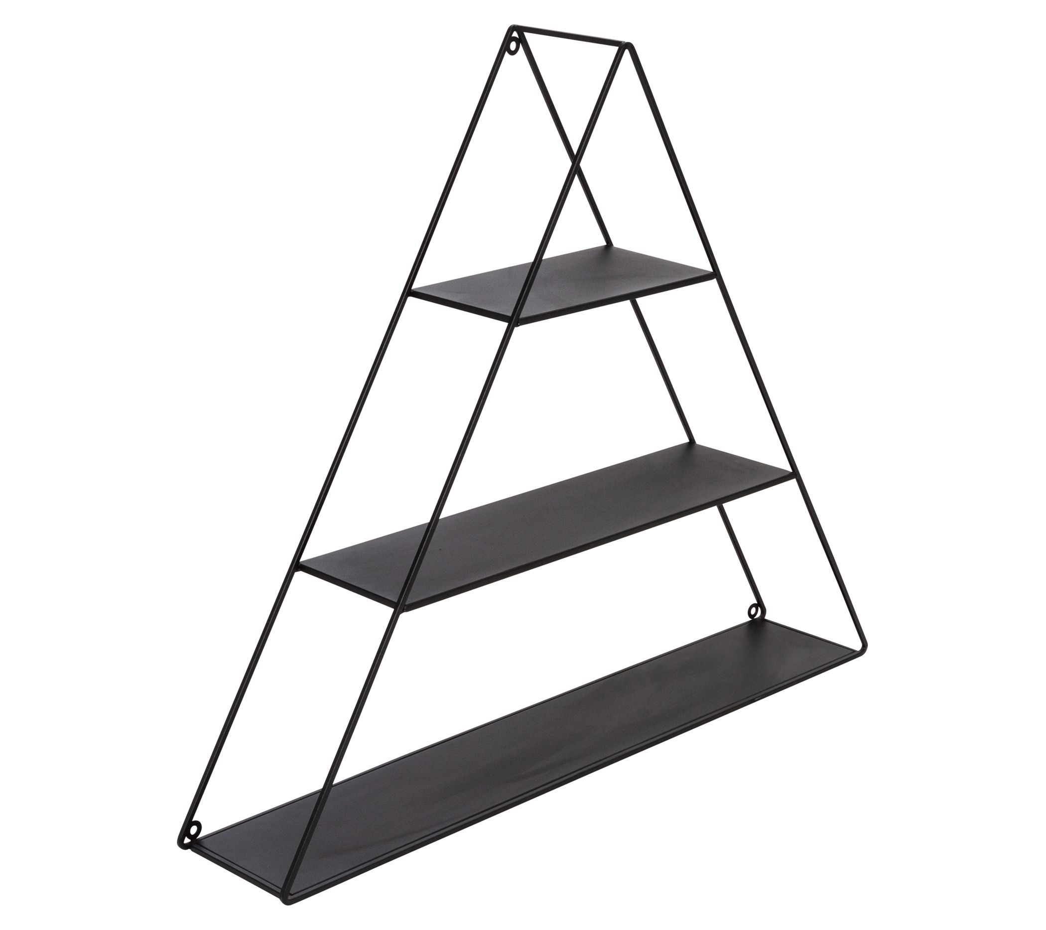 Honey-Can-Do 3-Tier Triangle Decorative Metal Wall Shelf - QVC.com