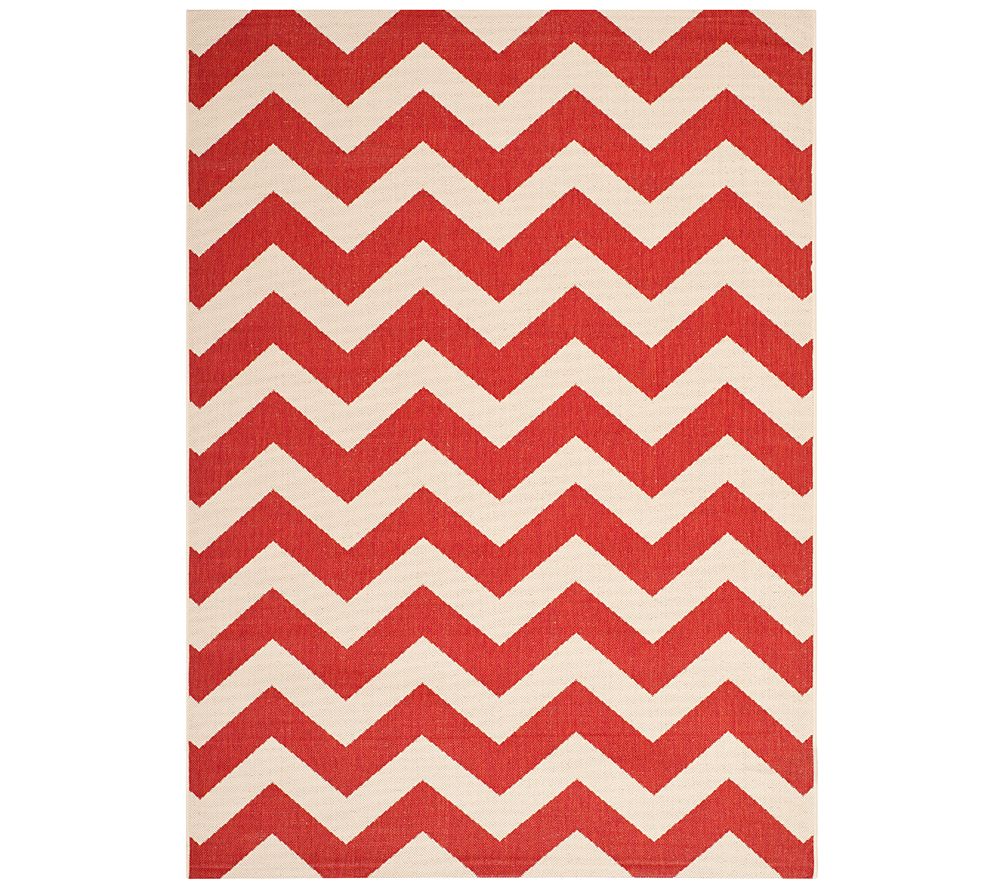 Safavieh 5'3" x 7'7" Horizontal Zigzag Indoor/Outdoor Rug