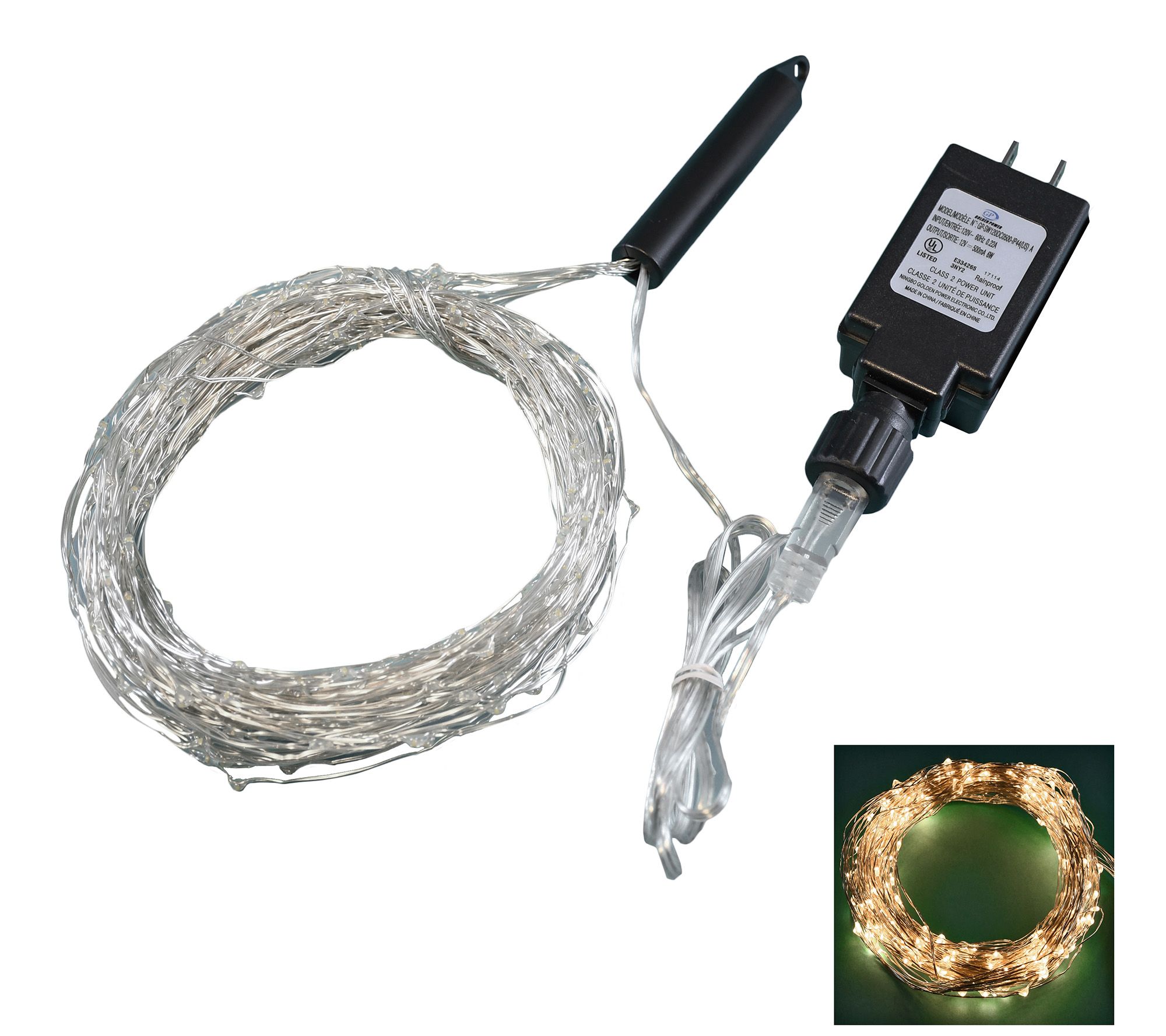 LumaBase Electric Multi Strand LED Fairy StringLights