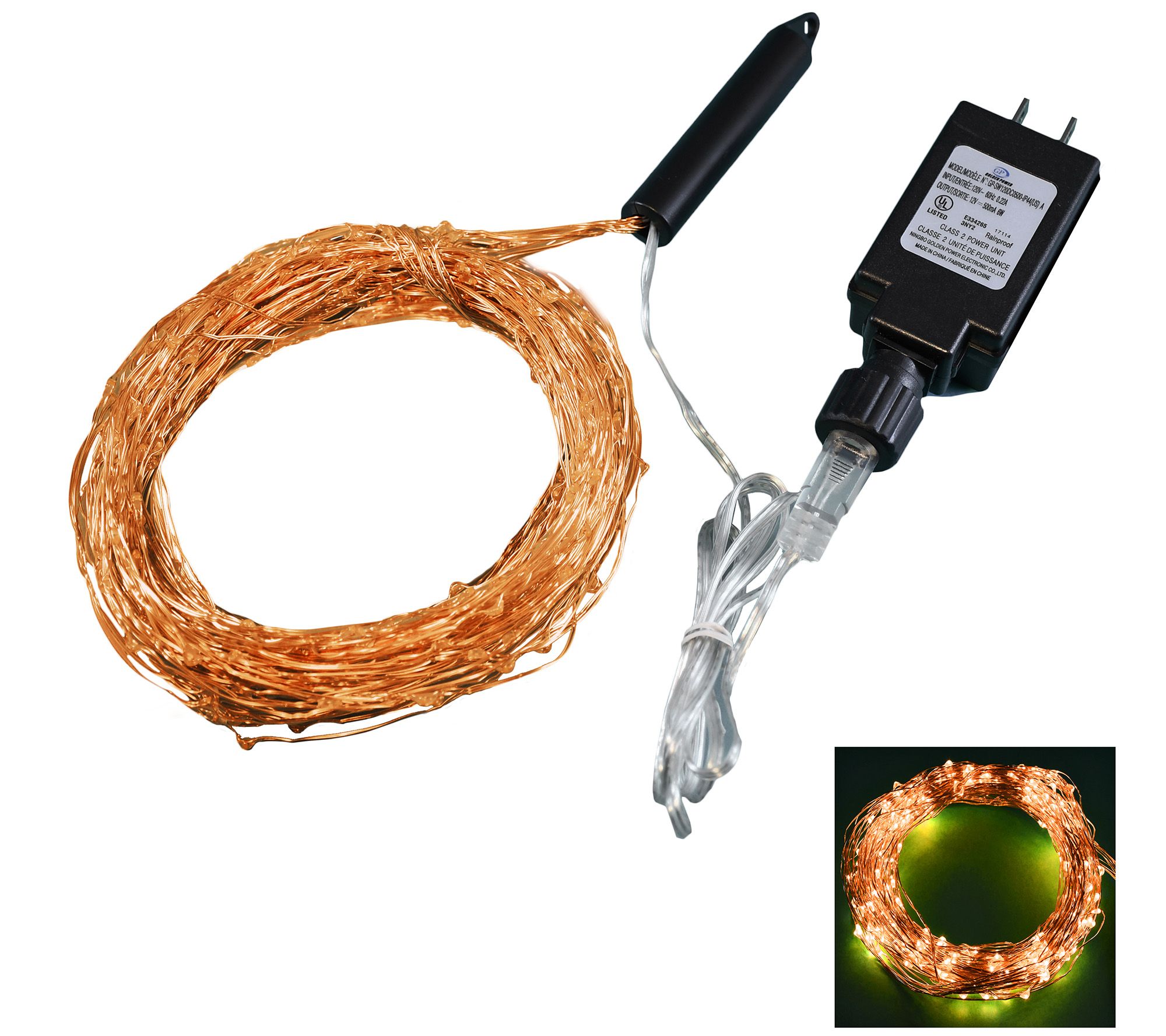 LumaBase Electric Multi Strand LED Fairy StringLights