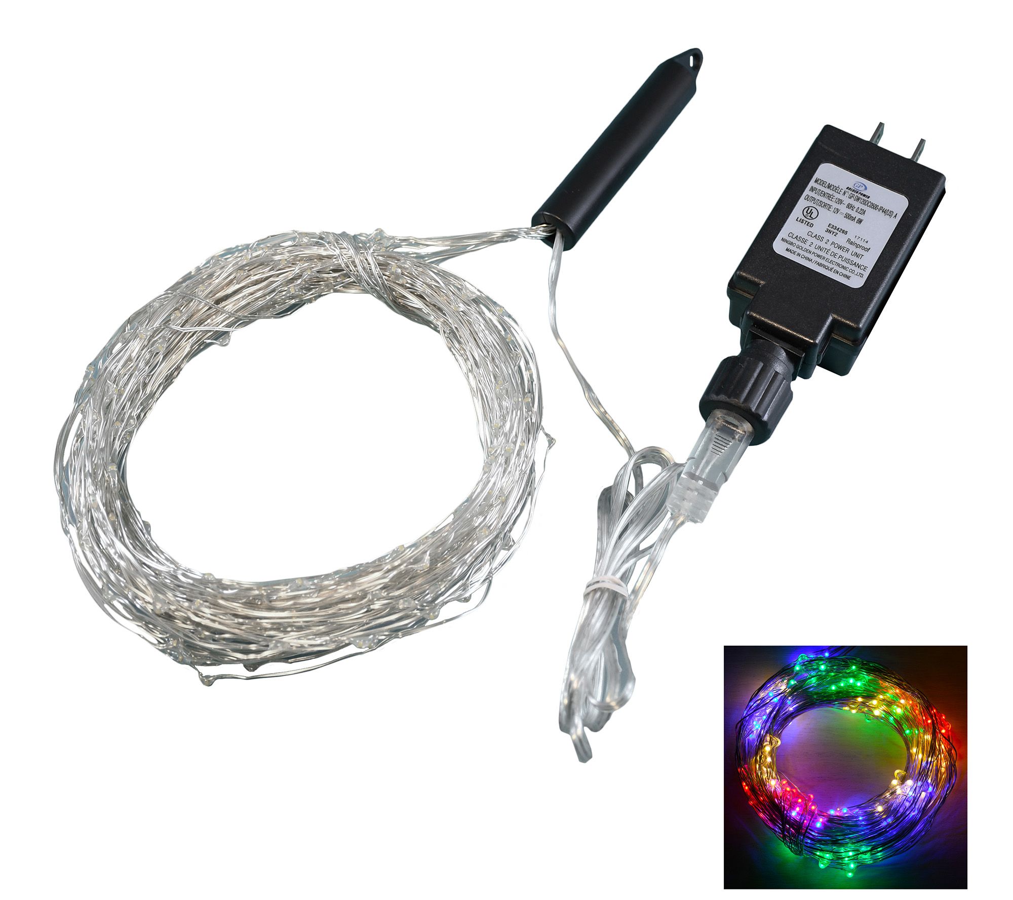 LumaBase Electric Multi Strand LED Fairy StringLights