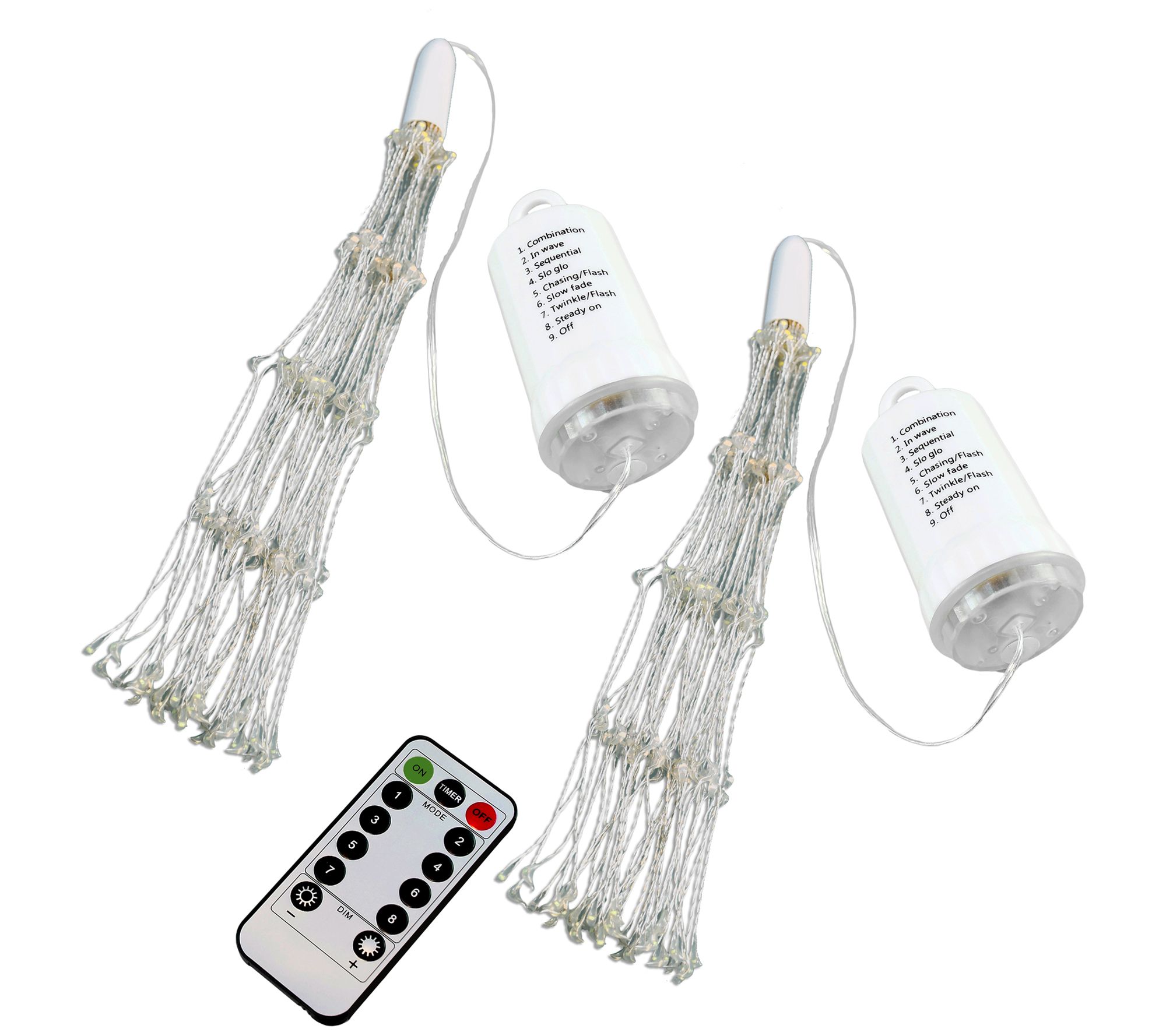 LumaBase Battery Operated Starburst LED LightsSet of Two