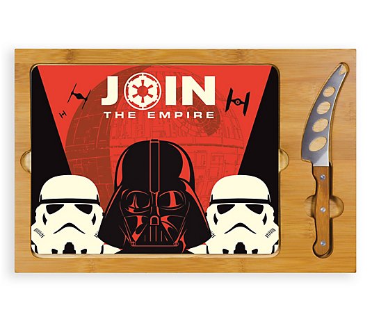 Picnic Time Star Wars Empire - Glass Top Cutting Board