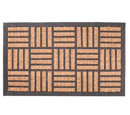 Tuffcor Maze Coir and Rubber Doormat
