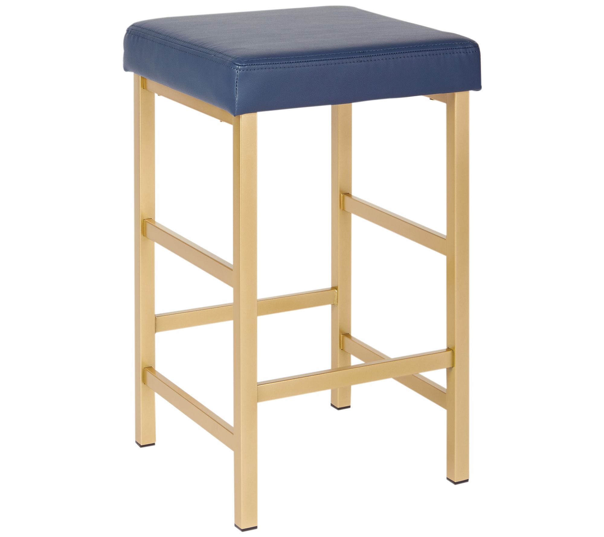 OSP Home Furnishings 26" Goldtone Backless Stool