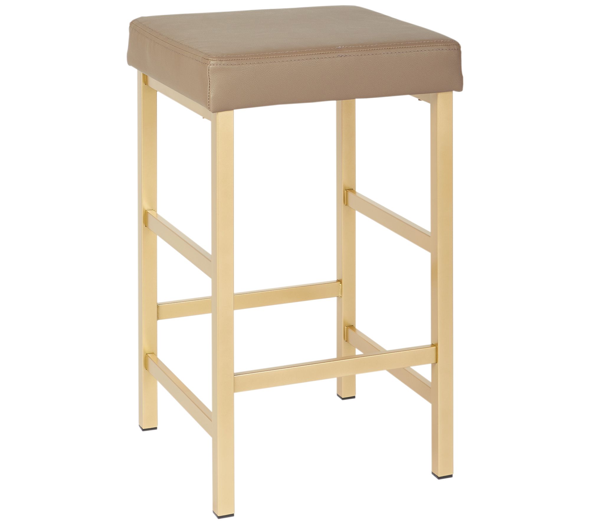 OSP Home Furnishings 26" Goldtone Backless Stool