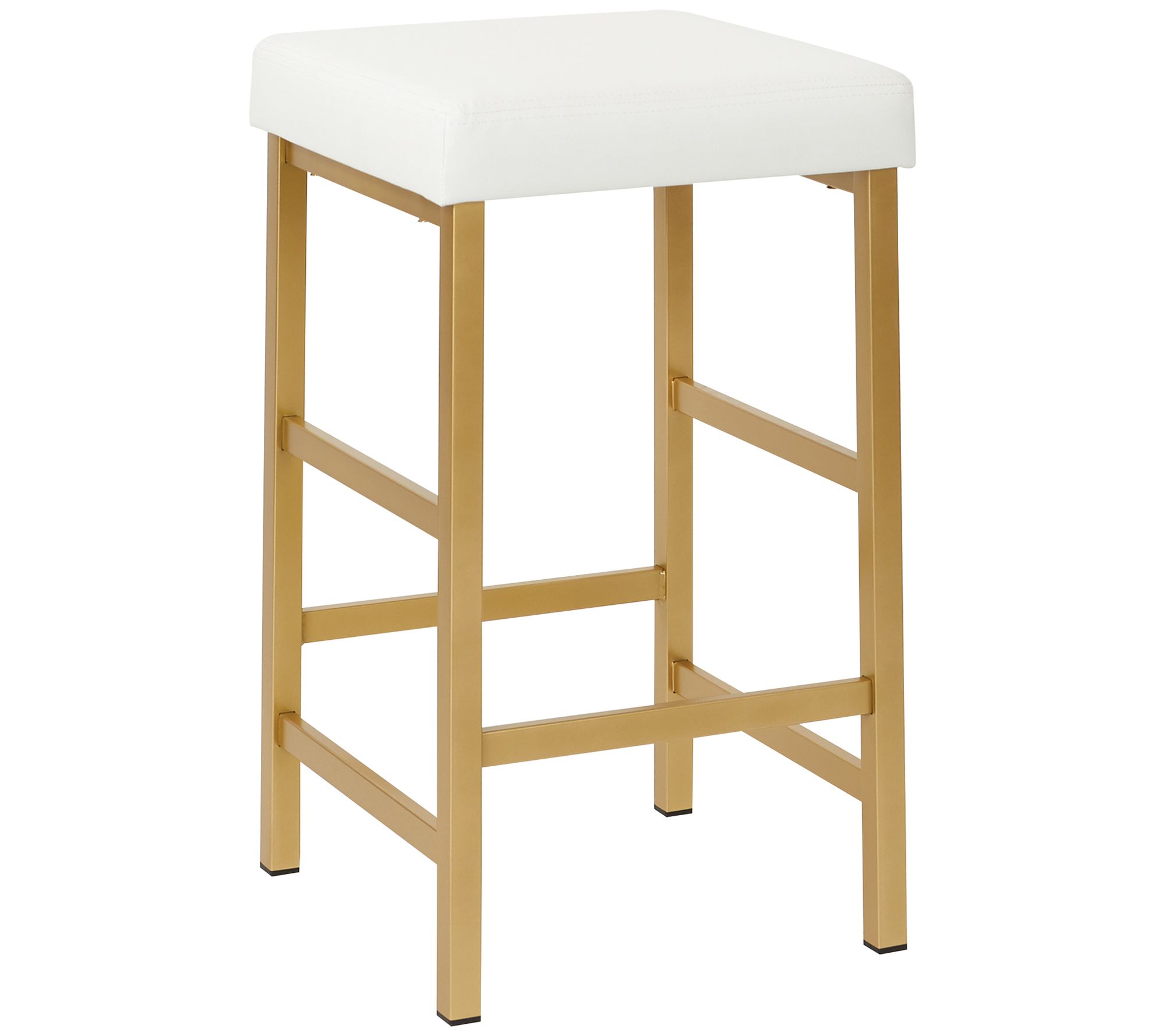 OSP Home Furnishings 26" Goldtone Backless Stool