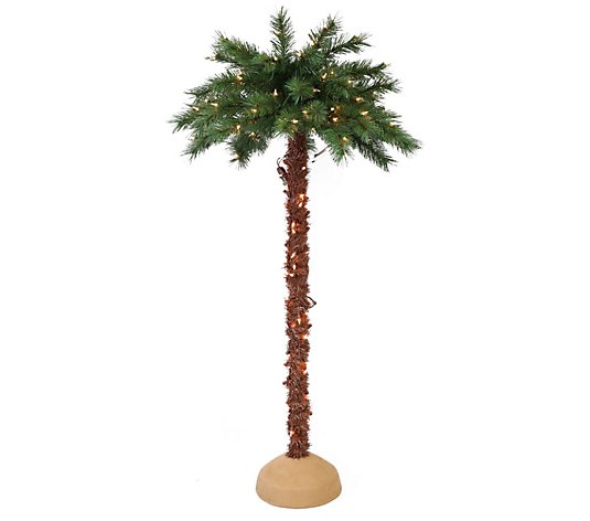 4' Prelit Artificial Palm Tree with 150 UL-Listed Lights