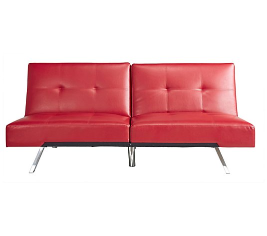 Aspen Leather Convertible Sofa By, Abbyson Living Leather Sofa