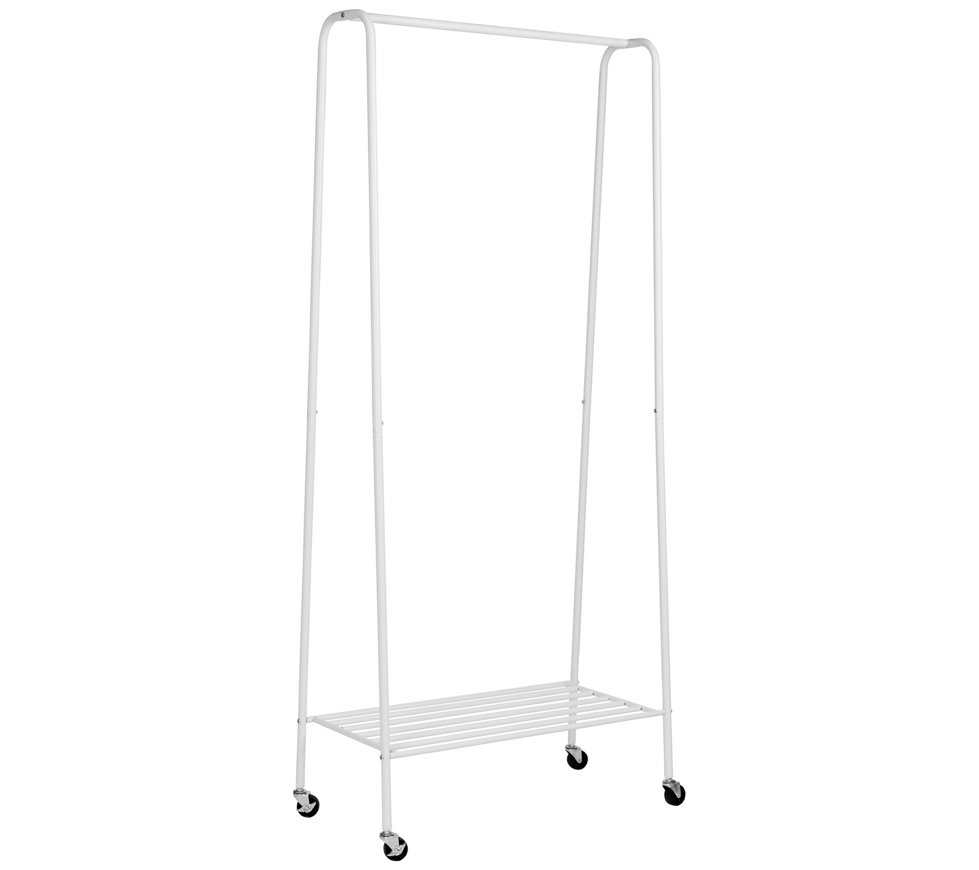 HoneyCanDo Garment Rack With Shoe Shelf