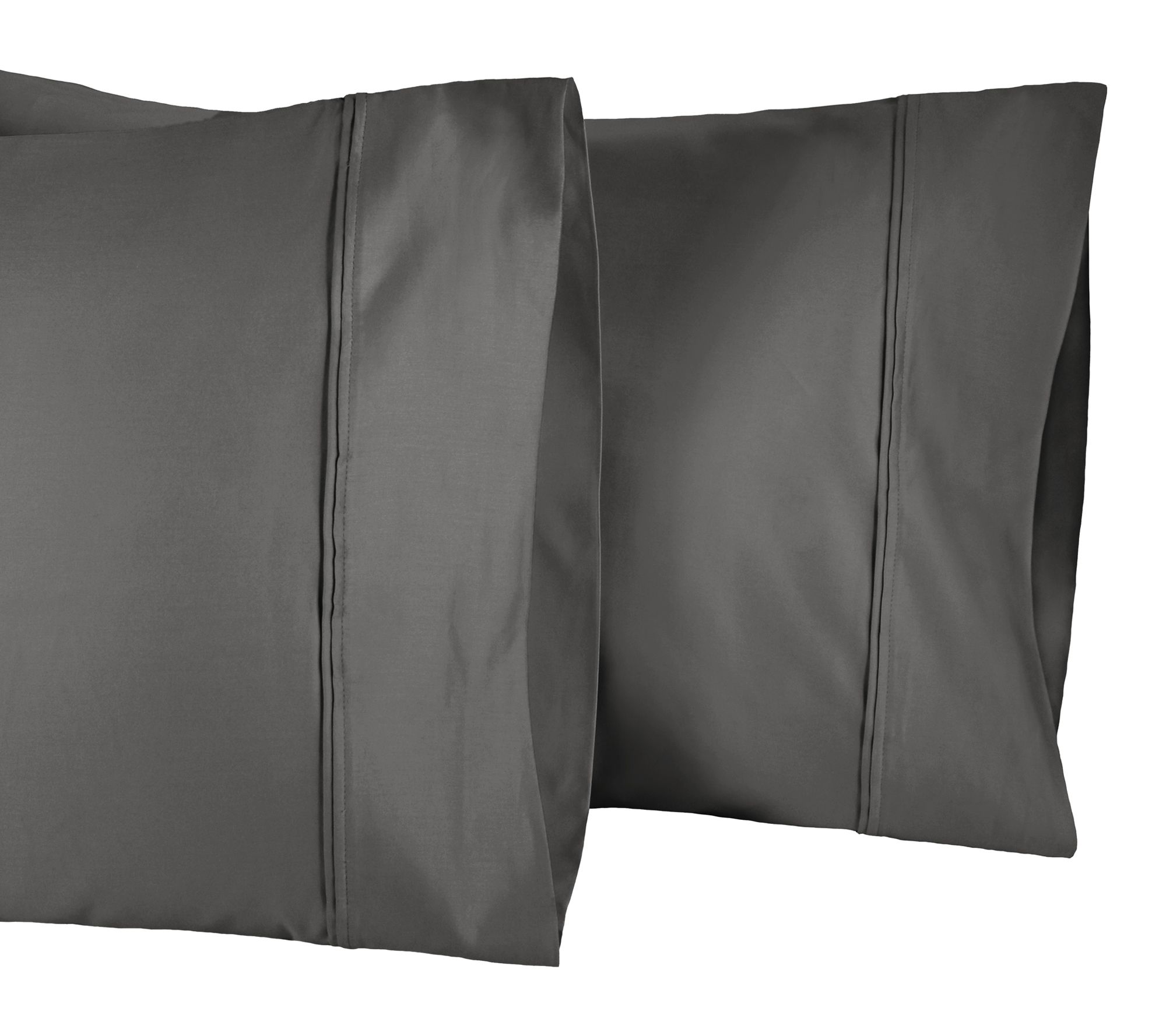 Superior 1200 TC Egyptian Cotton Solid King Pillowcase Set