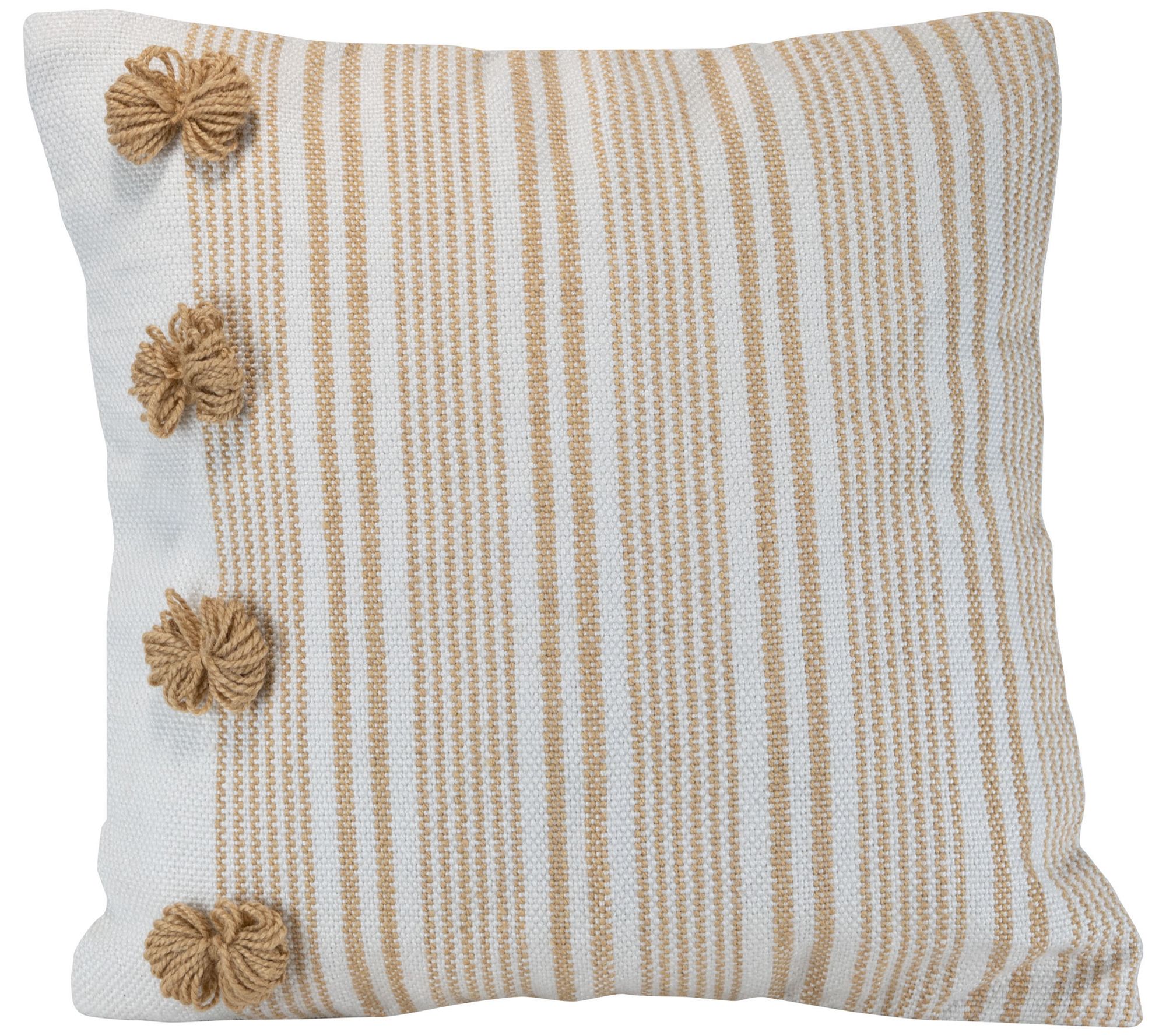 Foreside Home and Garden 18x18 Hand Woven Aleks Pillow