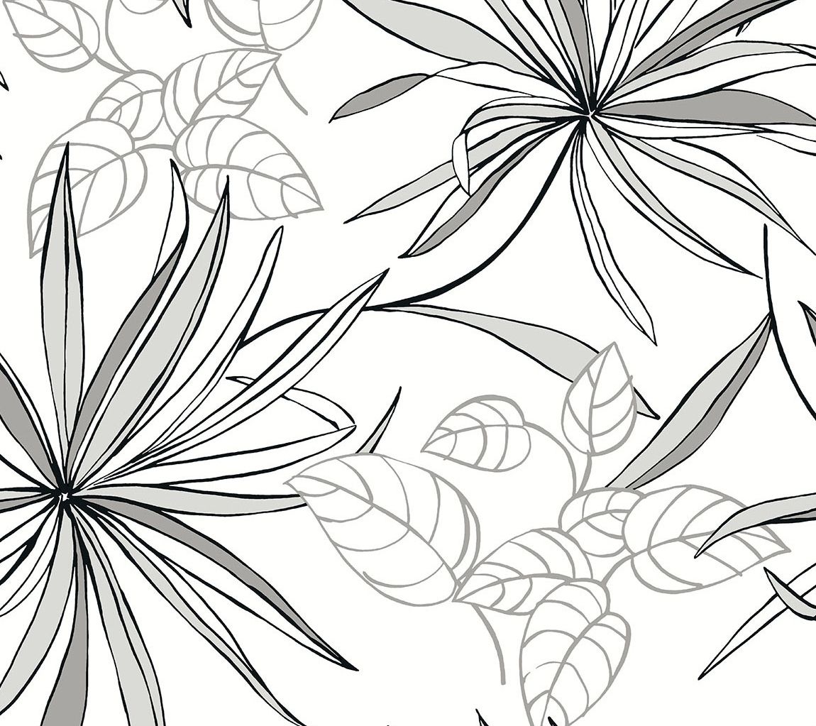 NextWall Spider Plants Peel and Stick WallpaperRoll