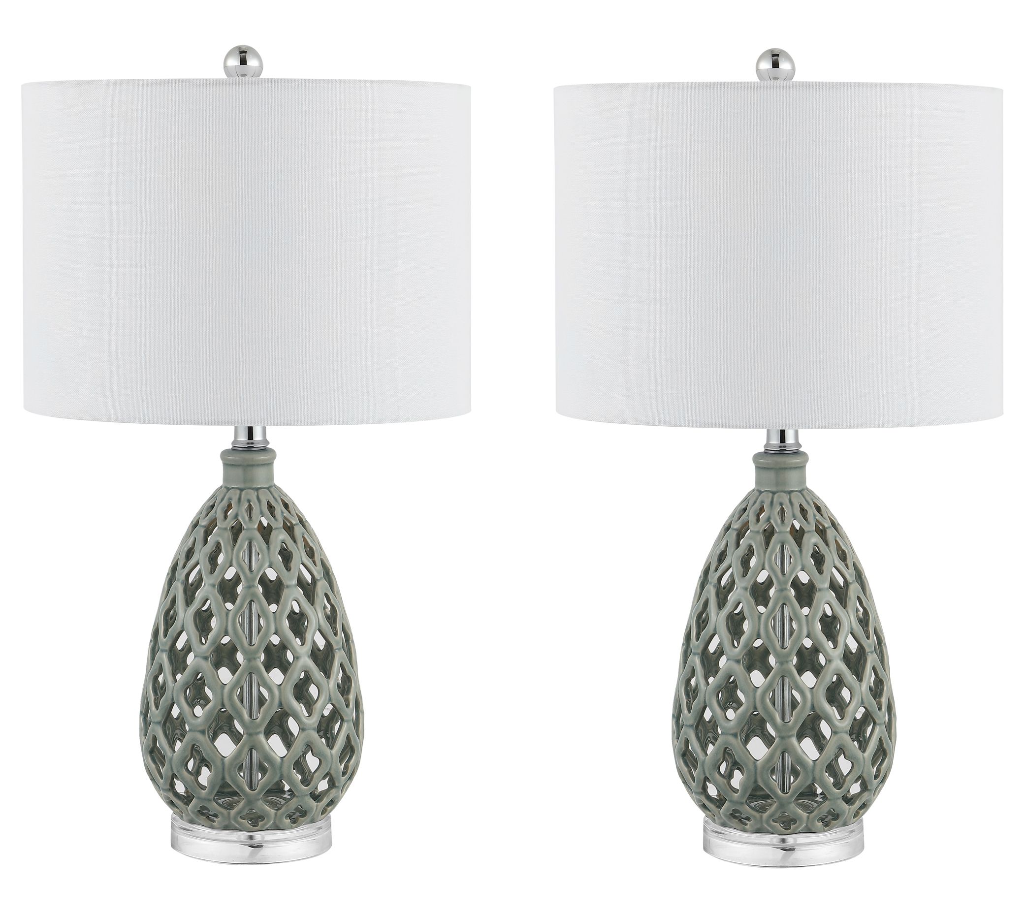 Quin Table Lamp by Valerie, Set of 2 - QVC.com